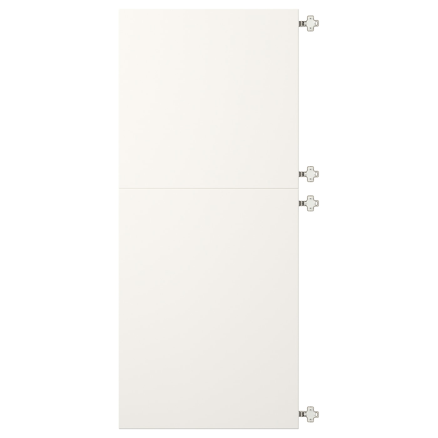 IKEA VEDDINGE drzwi łączone z zawiasami, biały, 60x140 cm