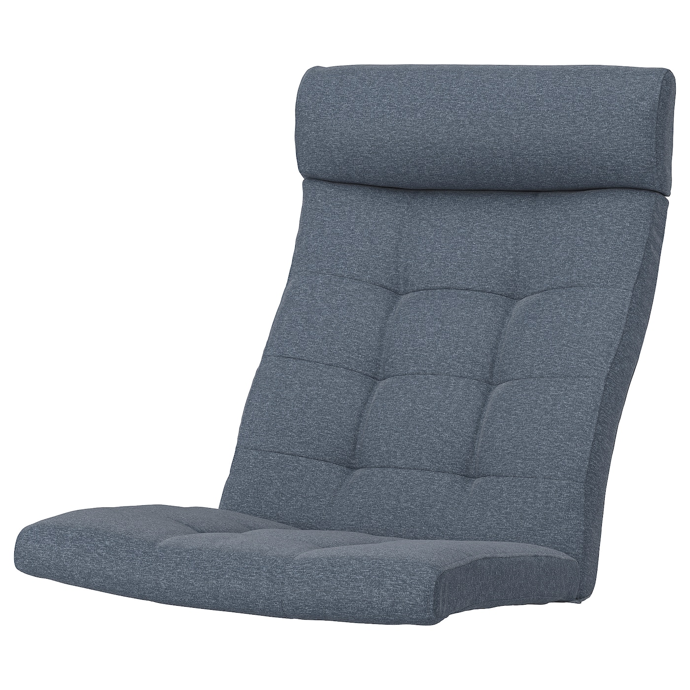 IKEA POÄNG poduszka fotela, Gunnared niebieski, Długość: 137 cm