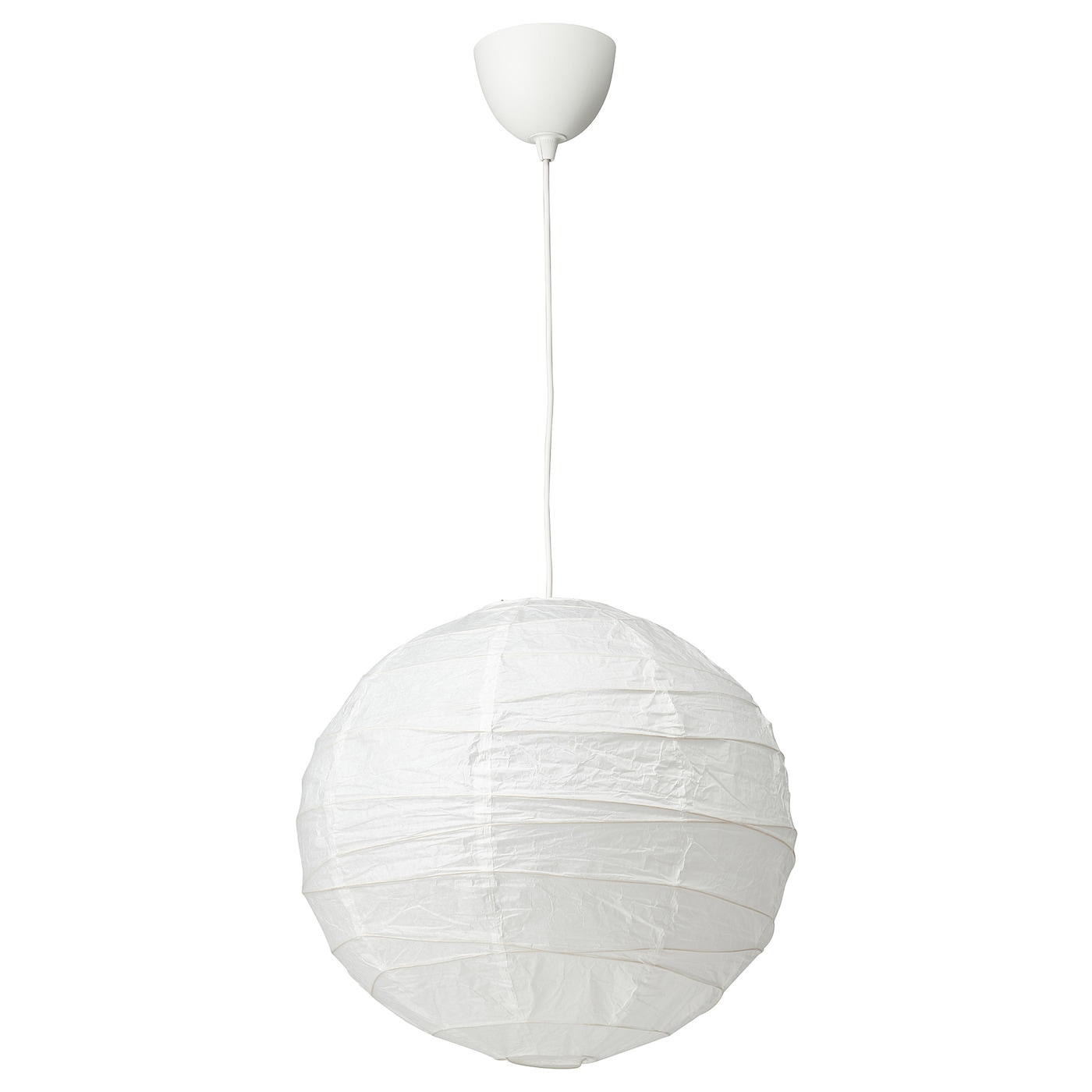 IKEA REGOLIT / HEMMA lampa wisząca, biały, 45 cm