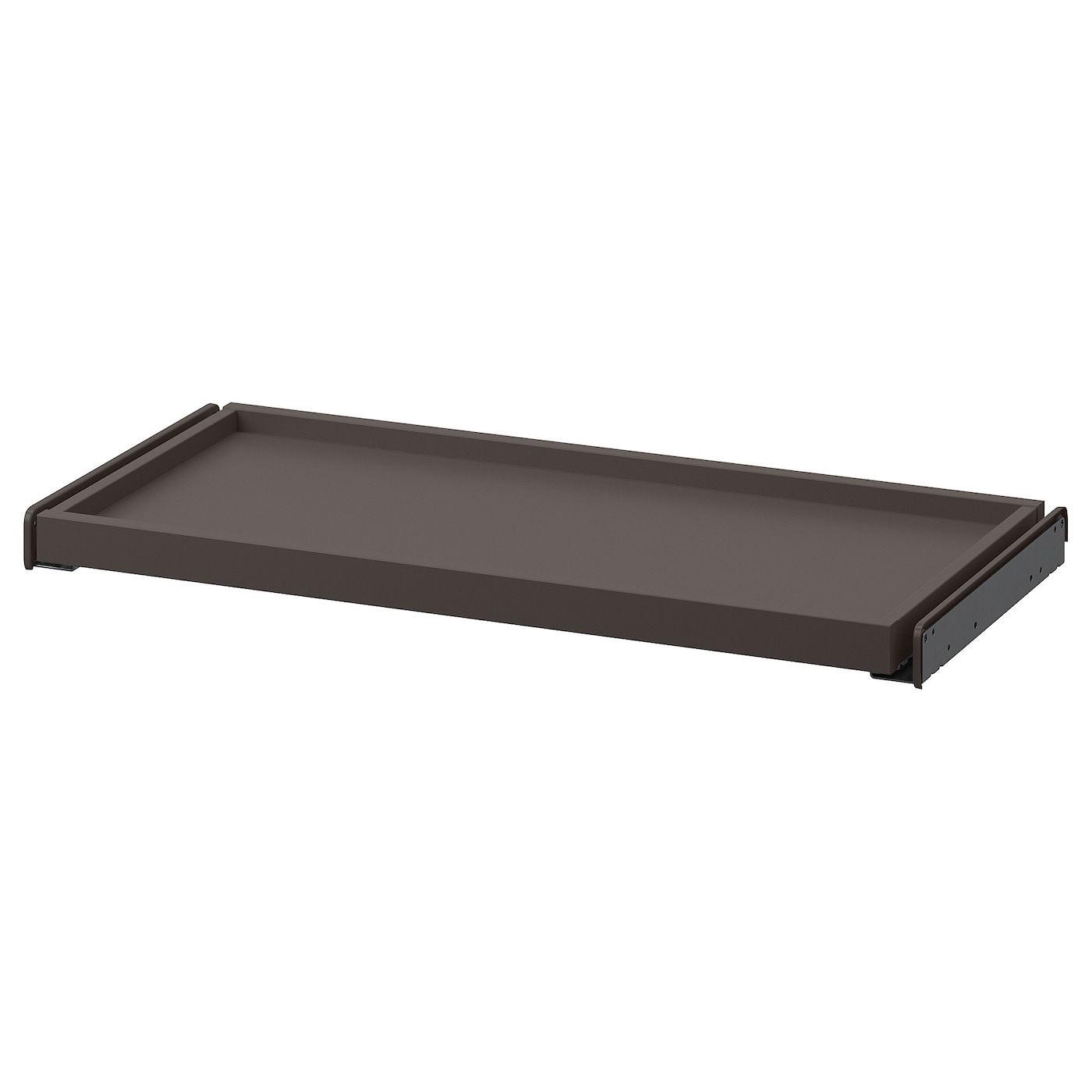 IKEA KOMPLEMENT wysuwana taca, ciemnoszary, 75x35 cm