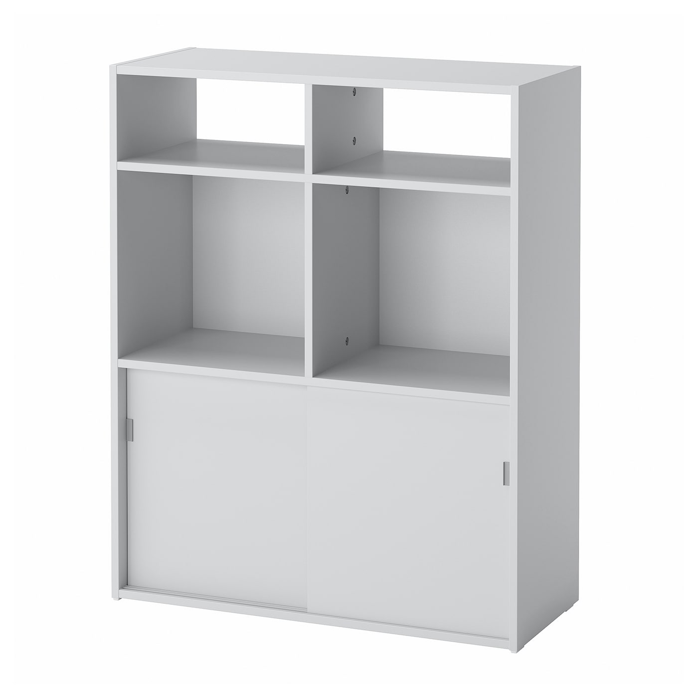 IKEA SPIKSMED regał otwarty, jasnoszary, 77x96x32 cm