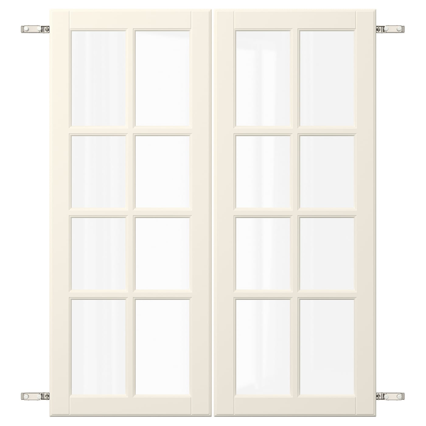 IKEA BODBYN para drzwi z zawiasammi, kremowy, 80x100 cm