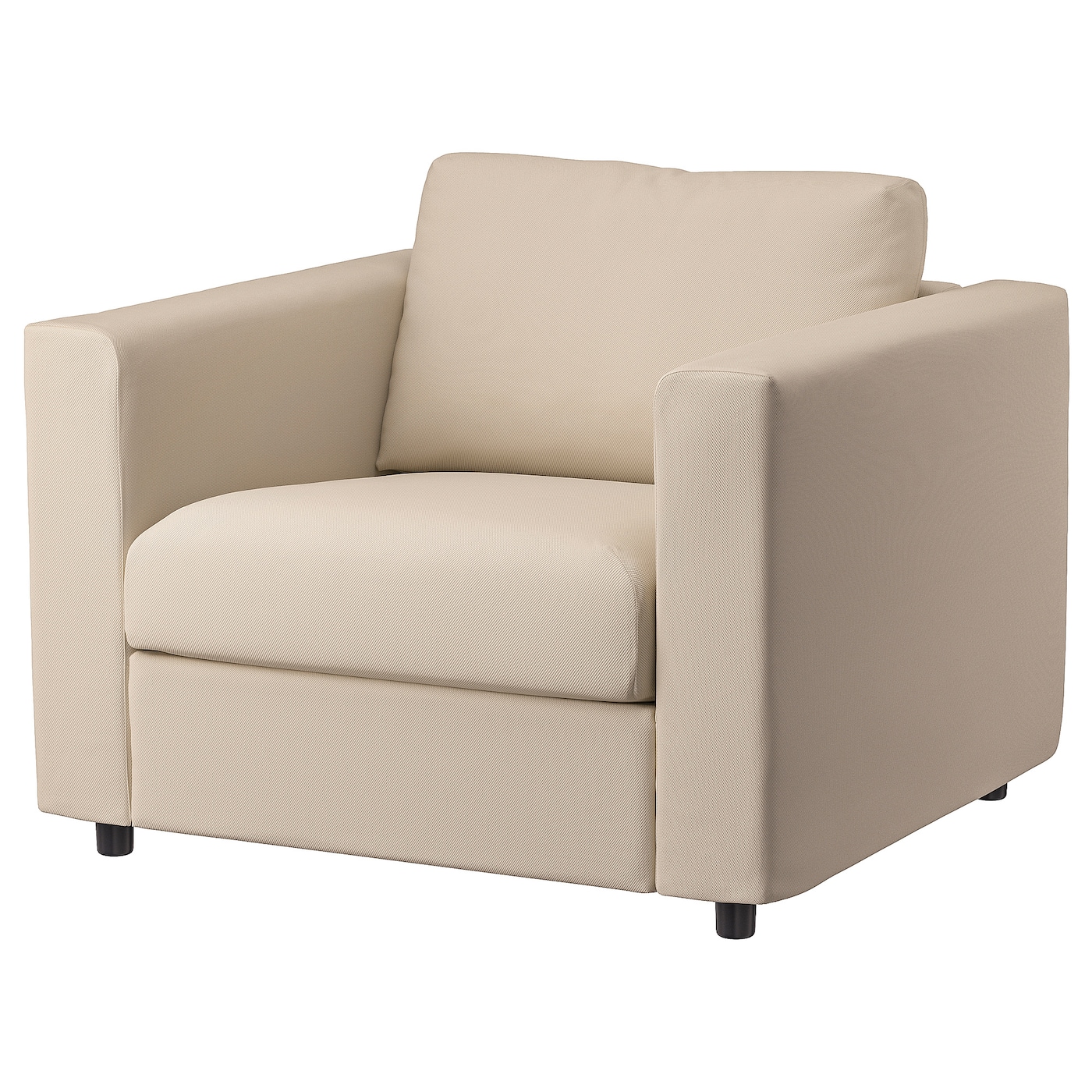 IKEA VIMLE fotel, Hallarp beżowy, Szerokość: 101 cm