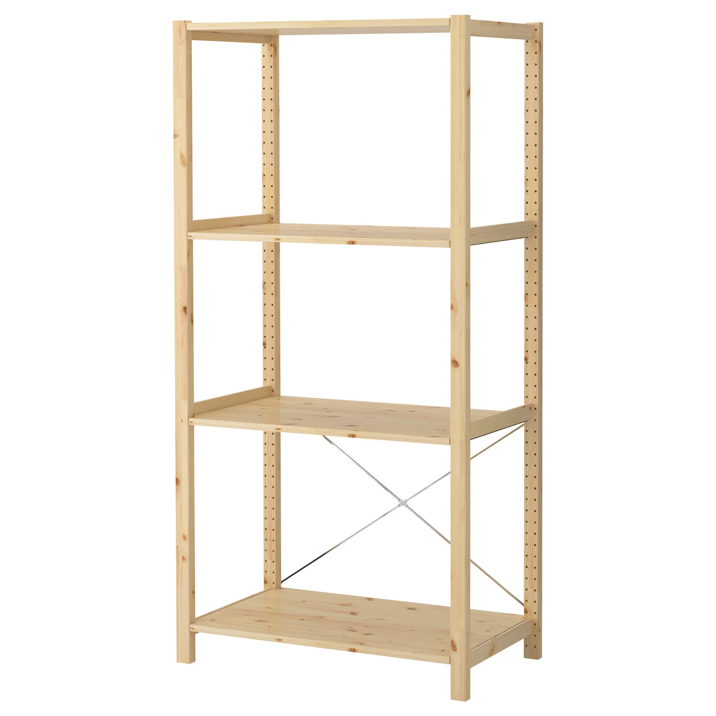 IKEA IVAR sekcja/półki, sosna, 89x50x179 cm