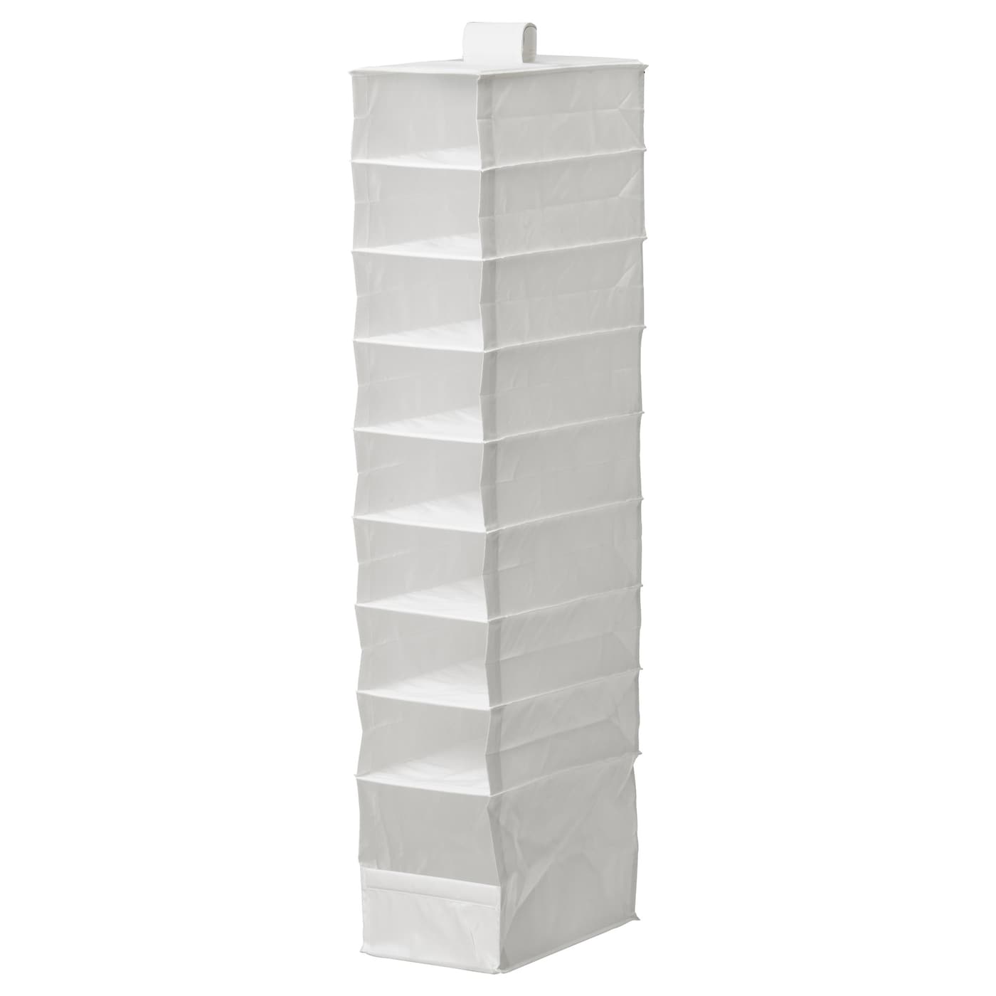 IKEA SKUBB regał z 9 przegrodami, biały, 22x34x120 cm