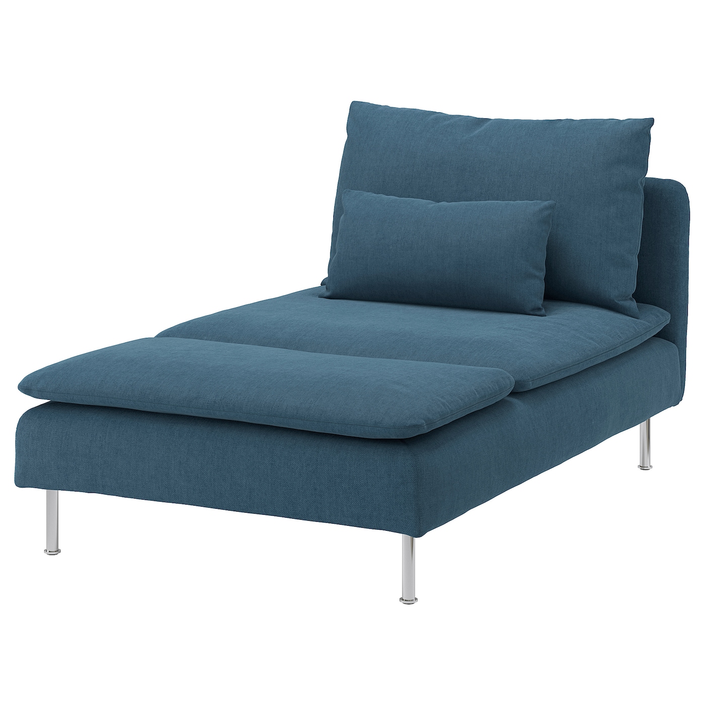 IKEA SÖDERHAMN szezlong, Tallmyra niebieski, Szerokość: 93 cm