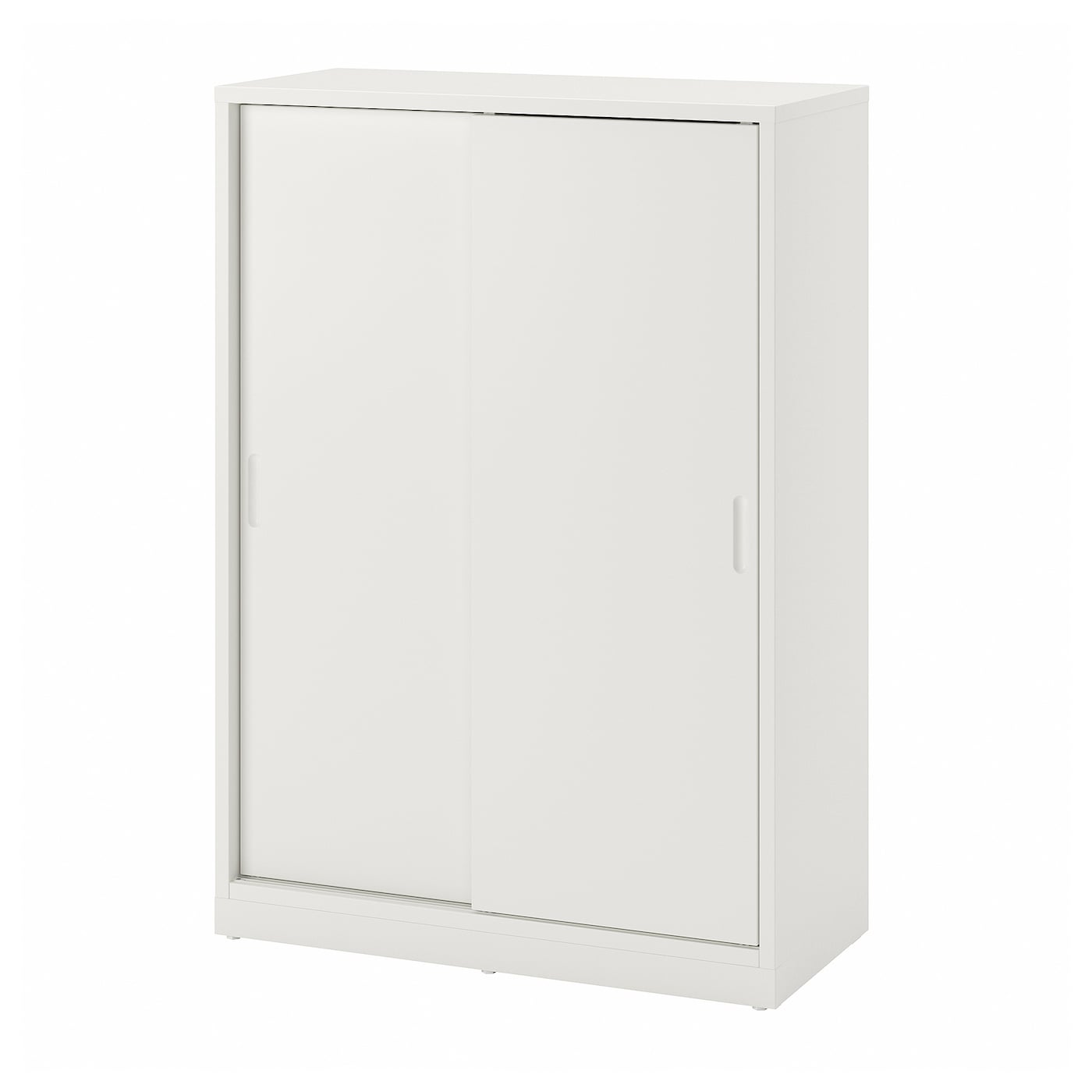IKEA TONSTAD szafka z drzwiami przesuwnymi, kremowy, 81x37x116 cm