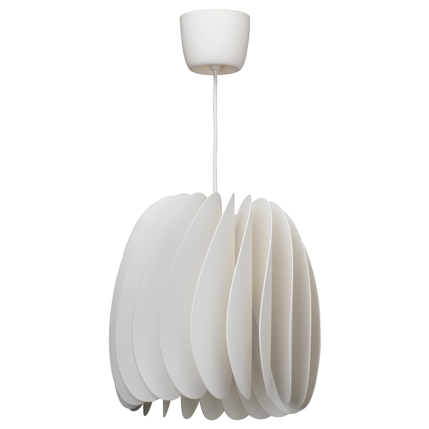IKEA SKYMNINGEN lampa wisząca, biały, 42 cm