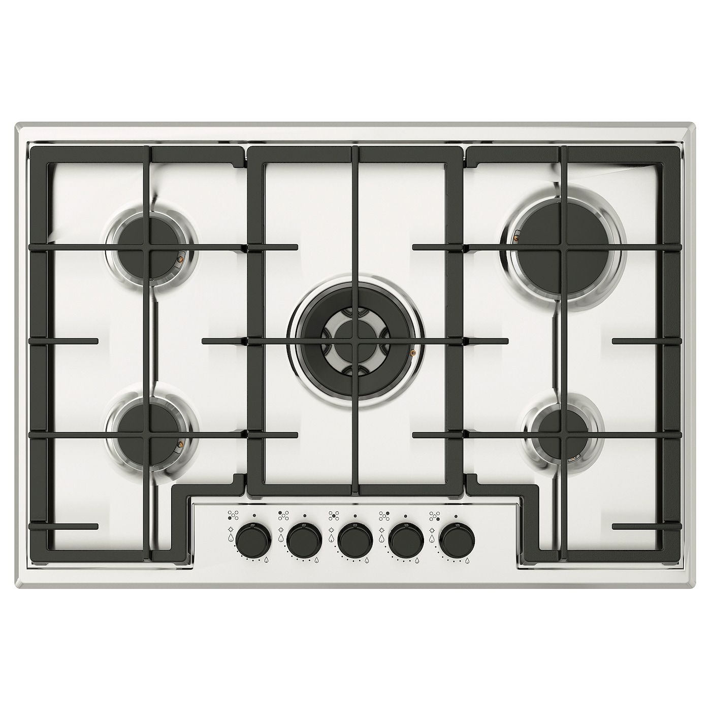 IKEA SKÅLAN płyta gazowa, IKEA 500 stal nierdz, 74 cm