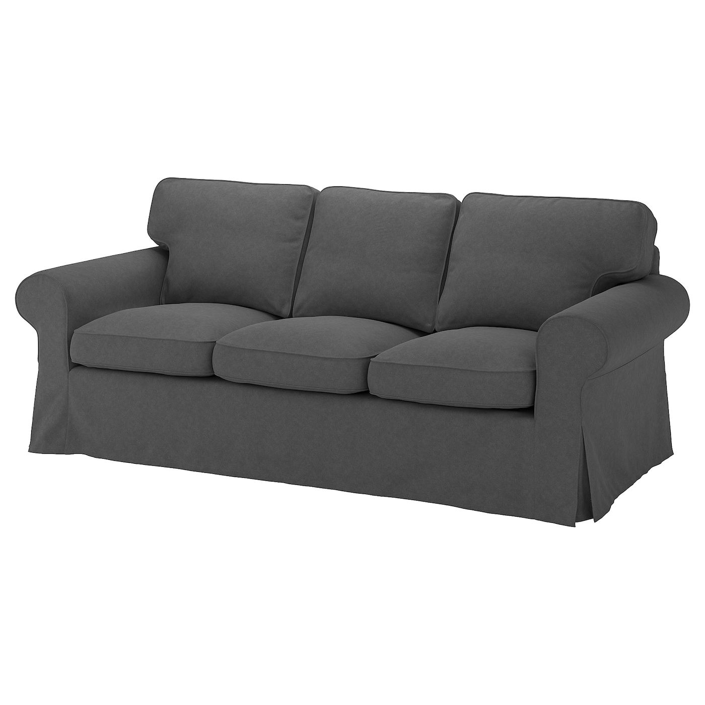IKEA EKTORP sofa 3-osobowa, Tallmyra średnioszary, Szerokość: 218 cm