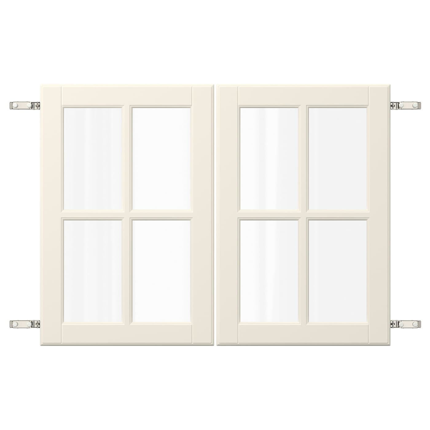 IKEA BODBYN para drzwi z zawiasammi, kremowy, 80x60 cm
