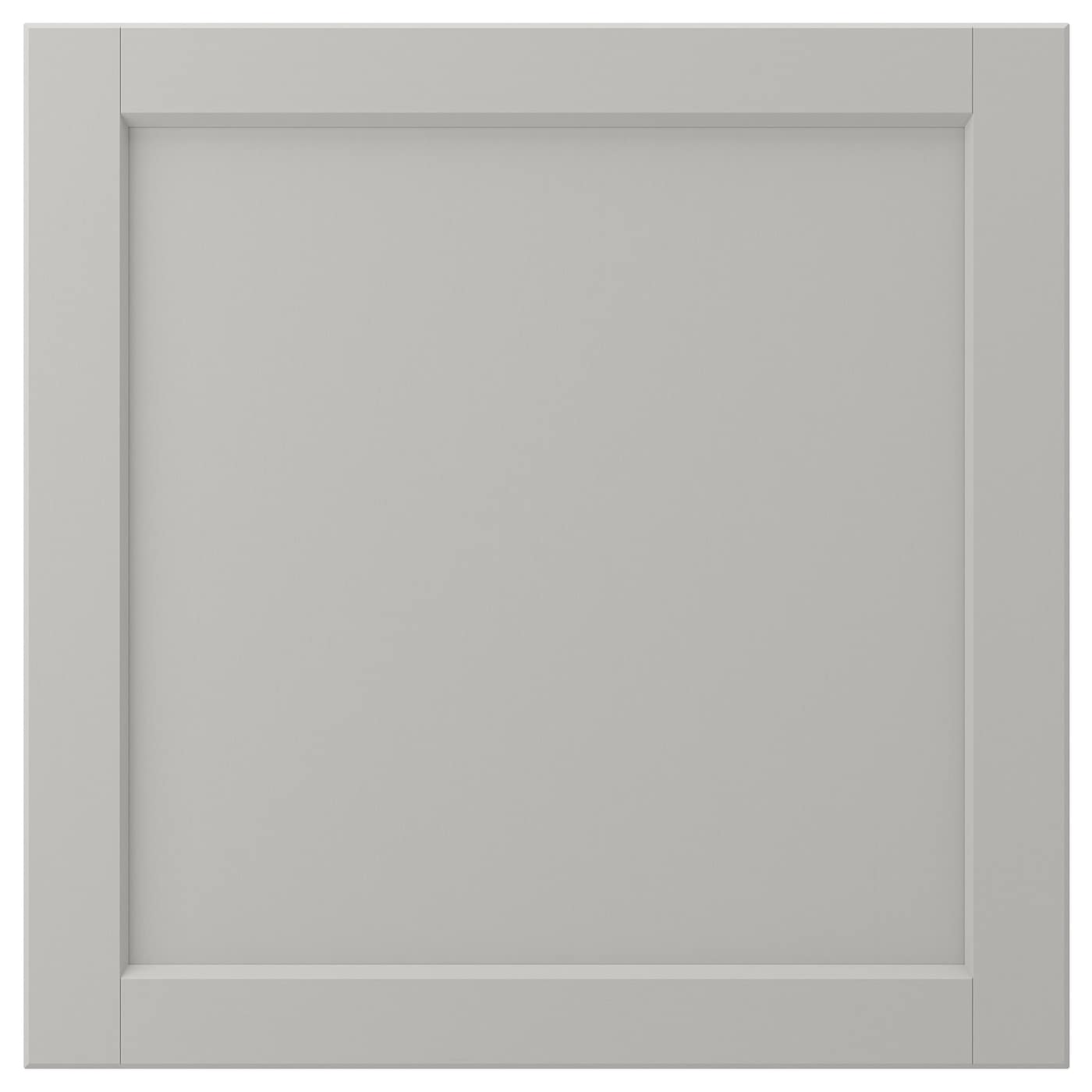 IKEA LERHYTTAN drzwi, jasnoszary, 60x60 cm