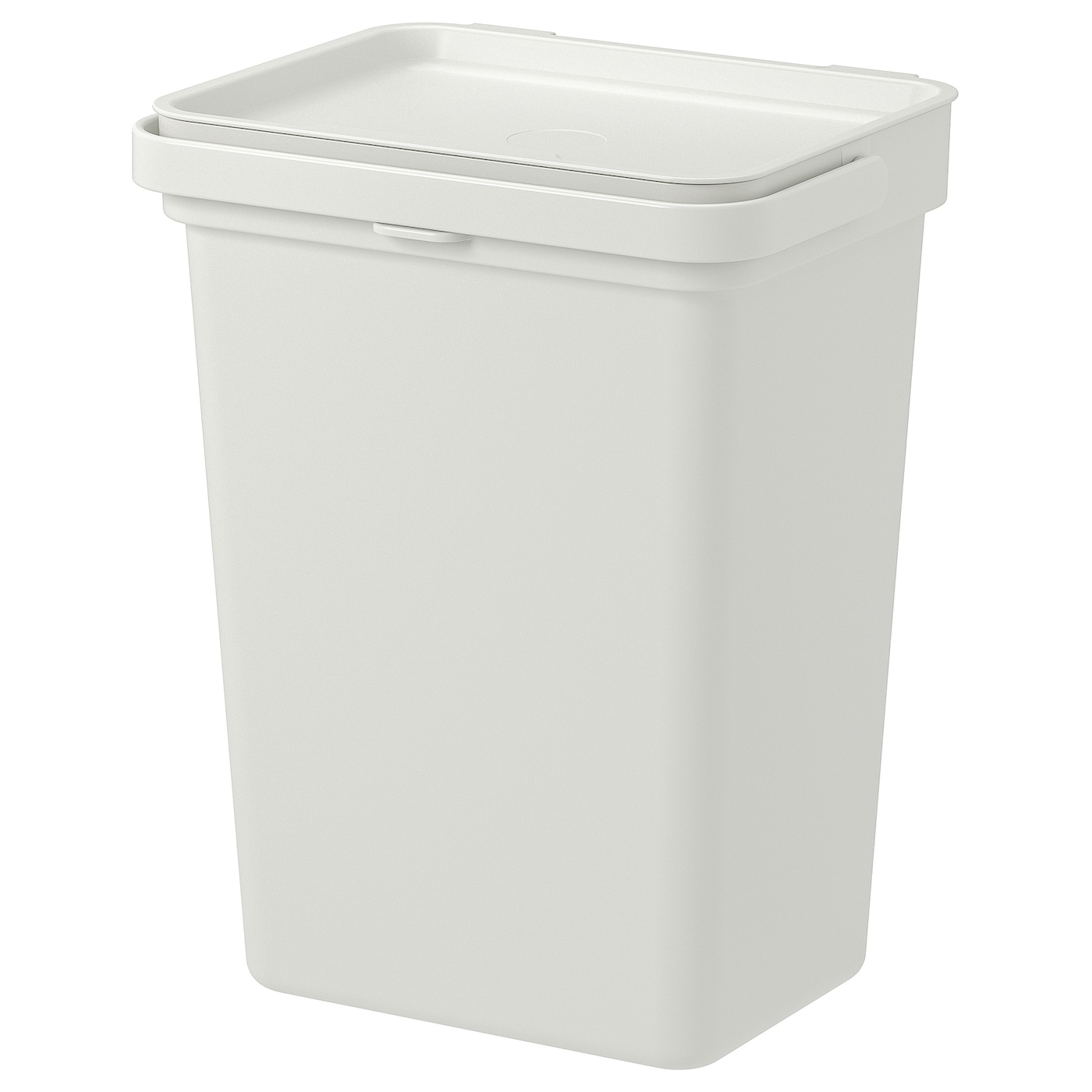 IKEA HÅLLBAR kosz z pokrywką, jasnoszary, 10 l