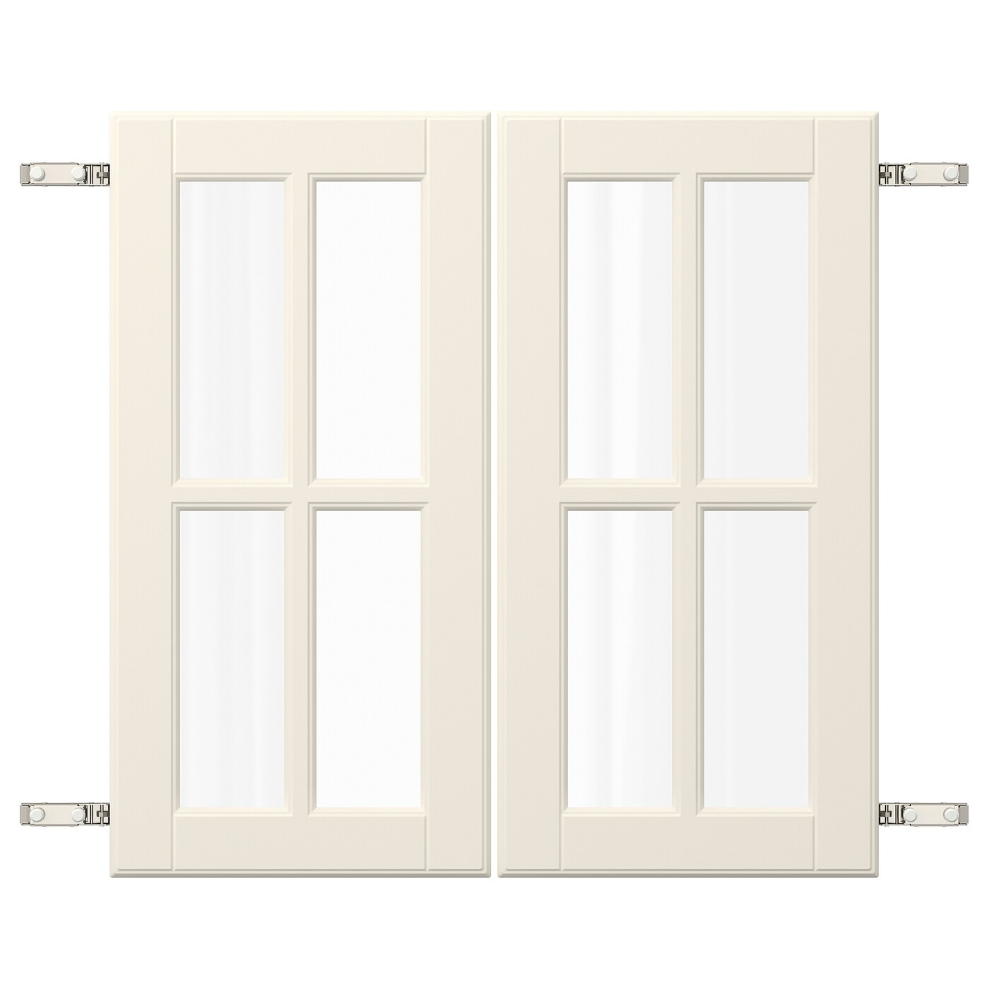 IKEA BODBYN para drzwi z zawiasammi, kremowy, 60x60 cm