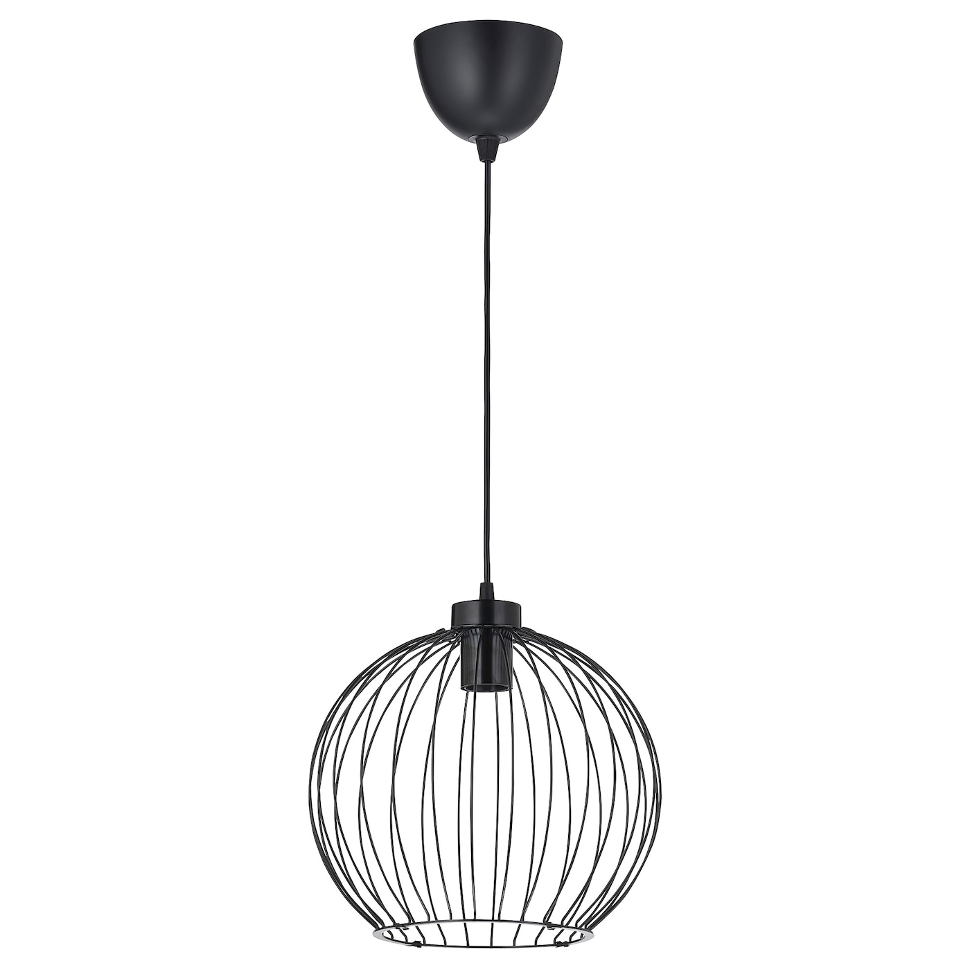 IKEA GRINDFALLET lampa wisząca, czarny, 30 cm