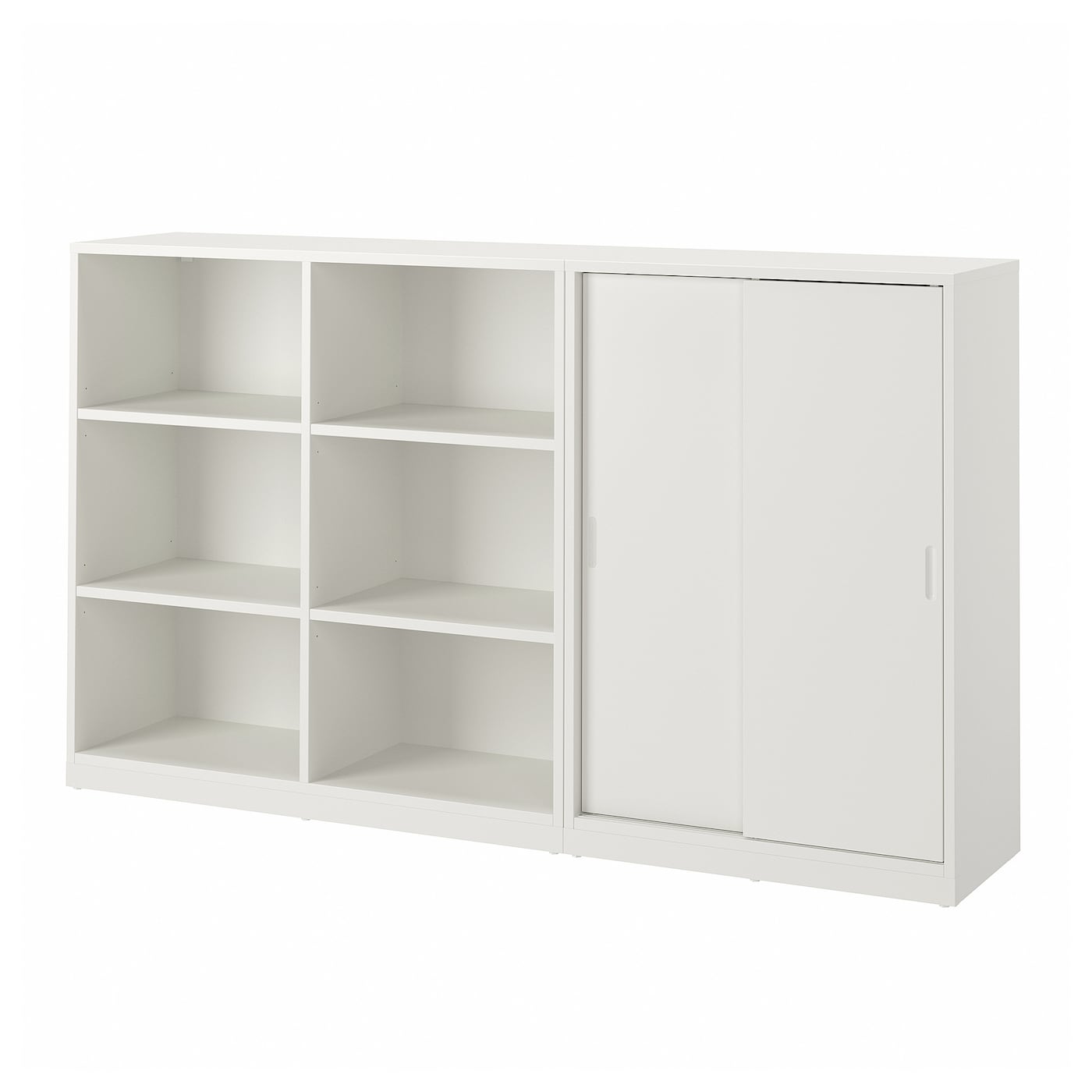IKEA TONSTAD regał, kremowy, 201x37x116 cm