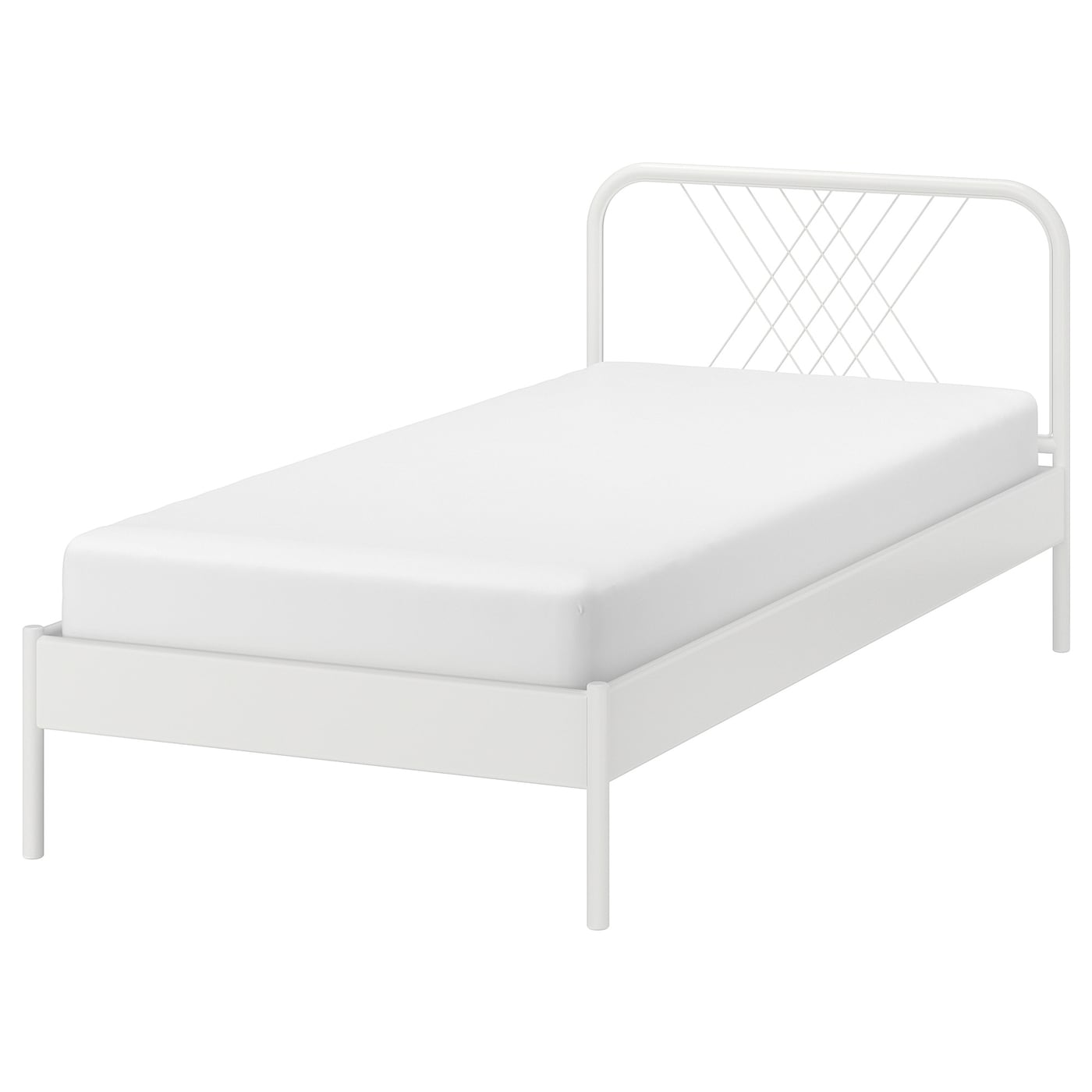 IKEA NESTTUN boki łóżka, biały, 200 cm