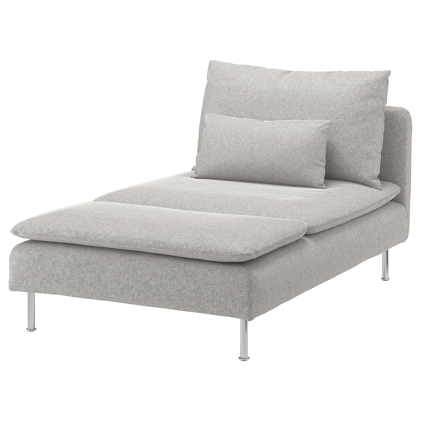 IKEA SÖDERHAMN szezlong, Tallmyra biały/czarny, Szerokość: 93 cm