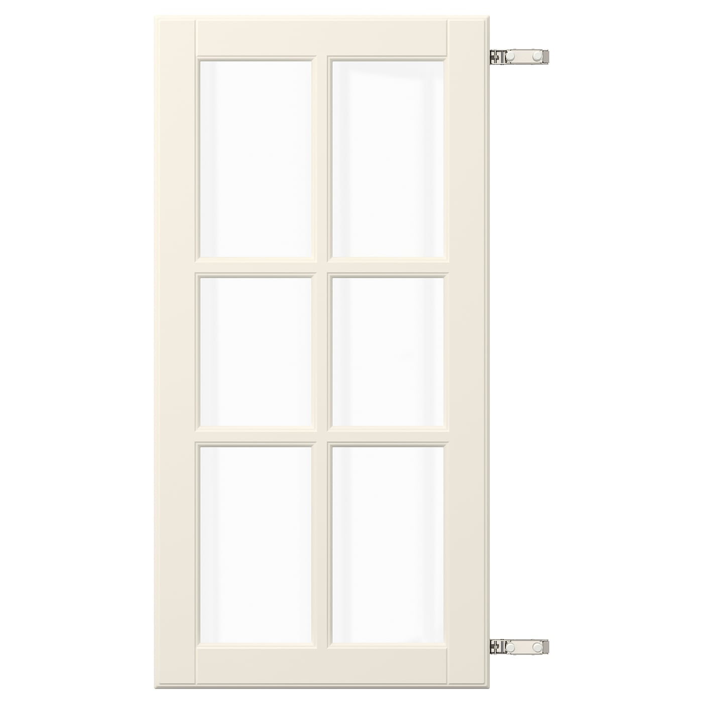 IKEA BODBYN drzwi z zawiasami, kremowy, 40x80 cm