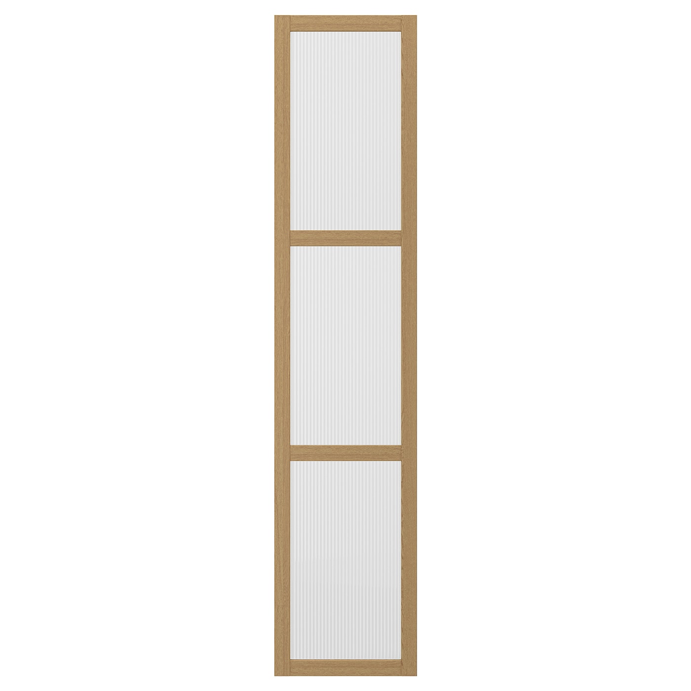 IKEA TONSTAD drzwi, dąb/fornir szkło, 50x229 cm