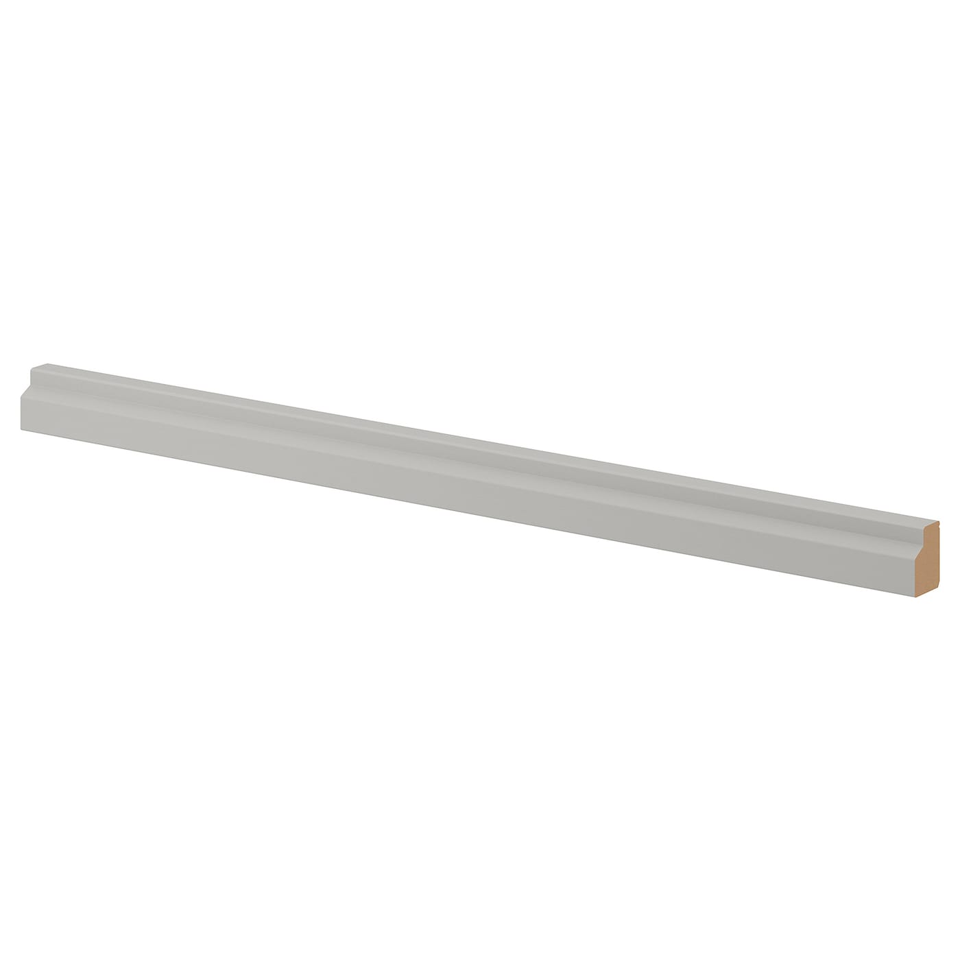 IKEA LERHYTTAN taśma dekoracyjna, profilowana, jasnoszary, 221 cm