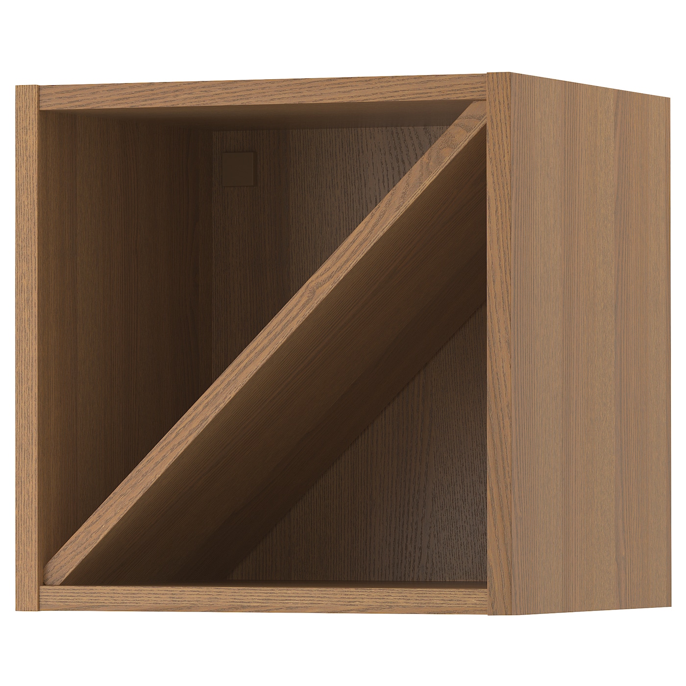 IKEA VADHOLMA półka na wino, brązowy/bejcowany jesion, 40x37x40 cm