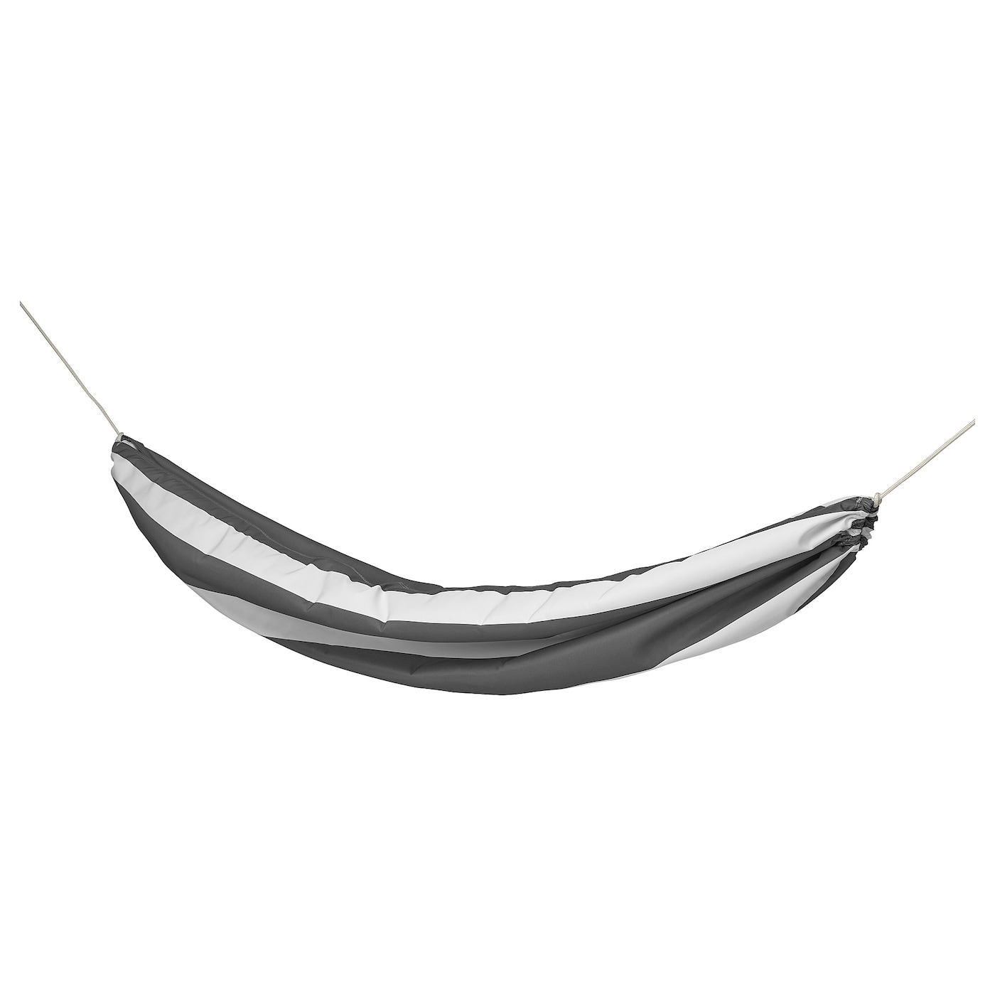 IKEA HAMNÖN hamak, antracyt/biały, 150x265 cm