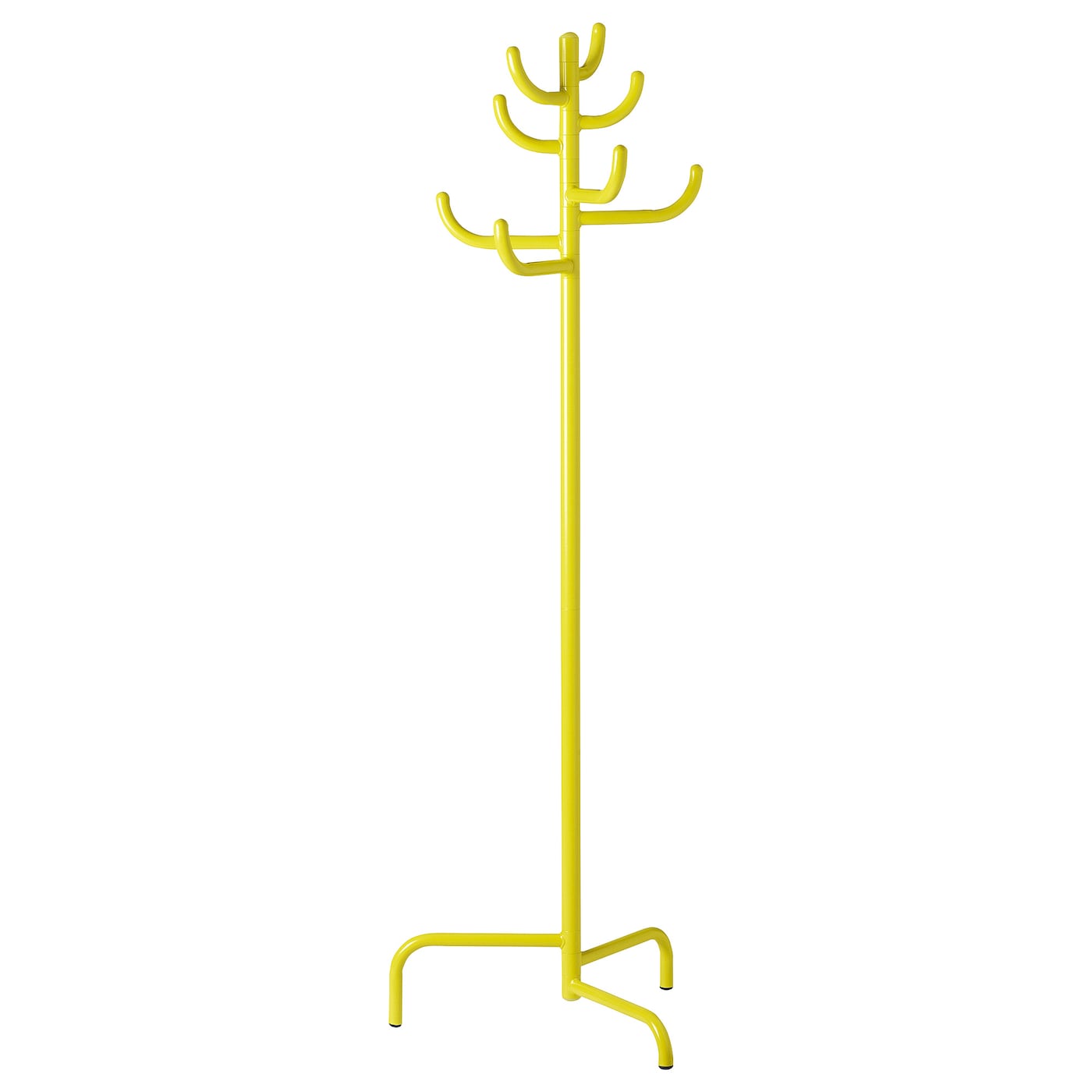 IKEA BONDSKÄRET wieszak stojący, żółty, 175 cm