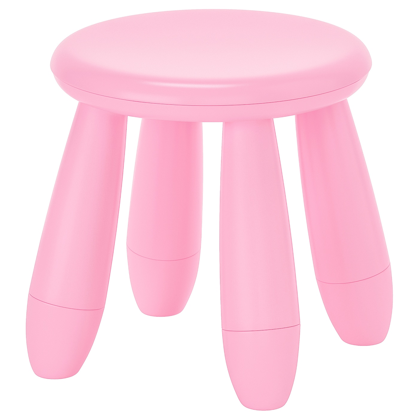 IKEA MAMMUT stołek dziecięcy, do wewnątrz/na zewnątrz/różowy, Szerokość: 35 cm