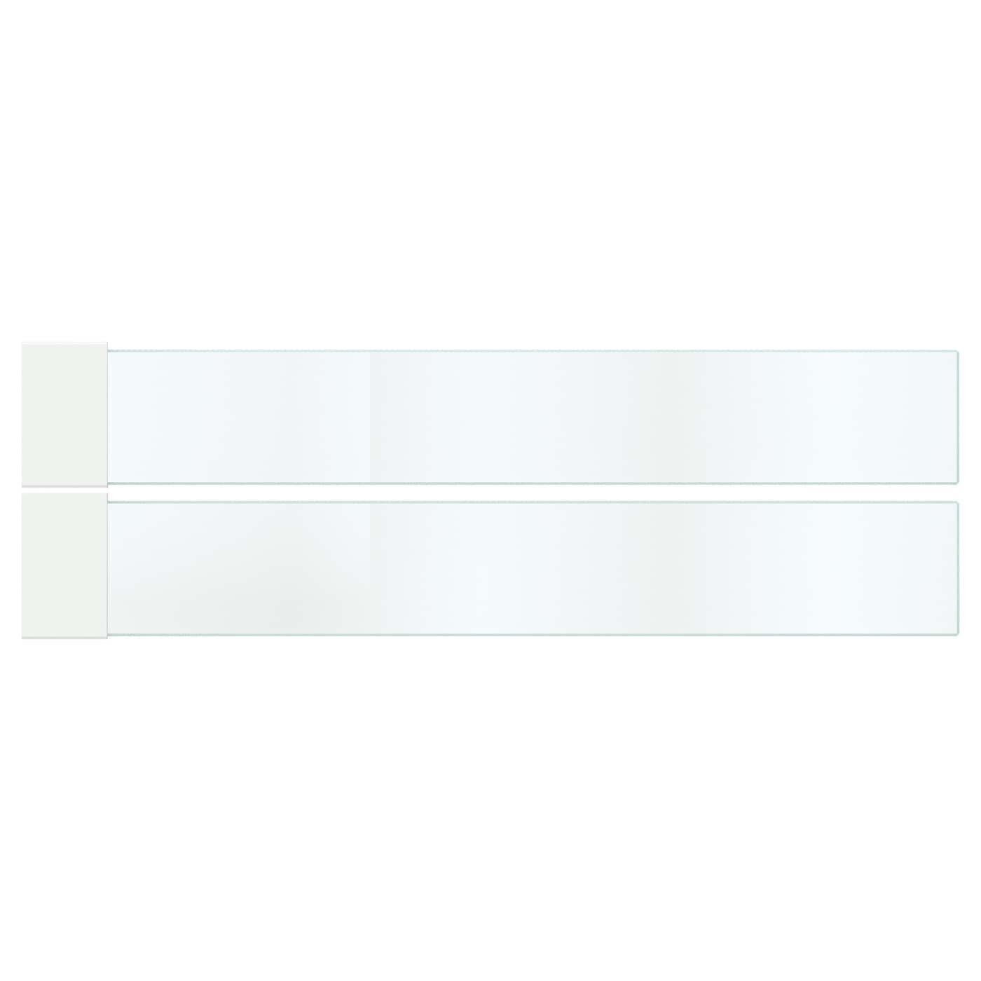 IKEA MAXIMERA bok szuflady, średni, szkło, 37 cm