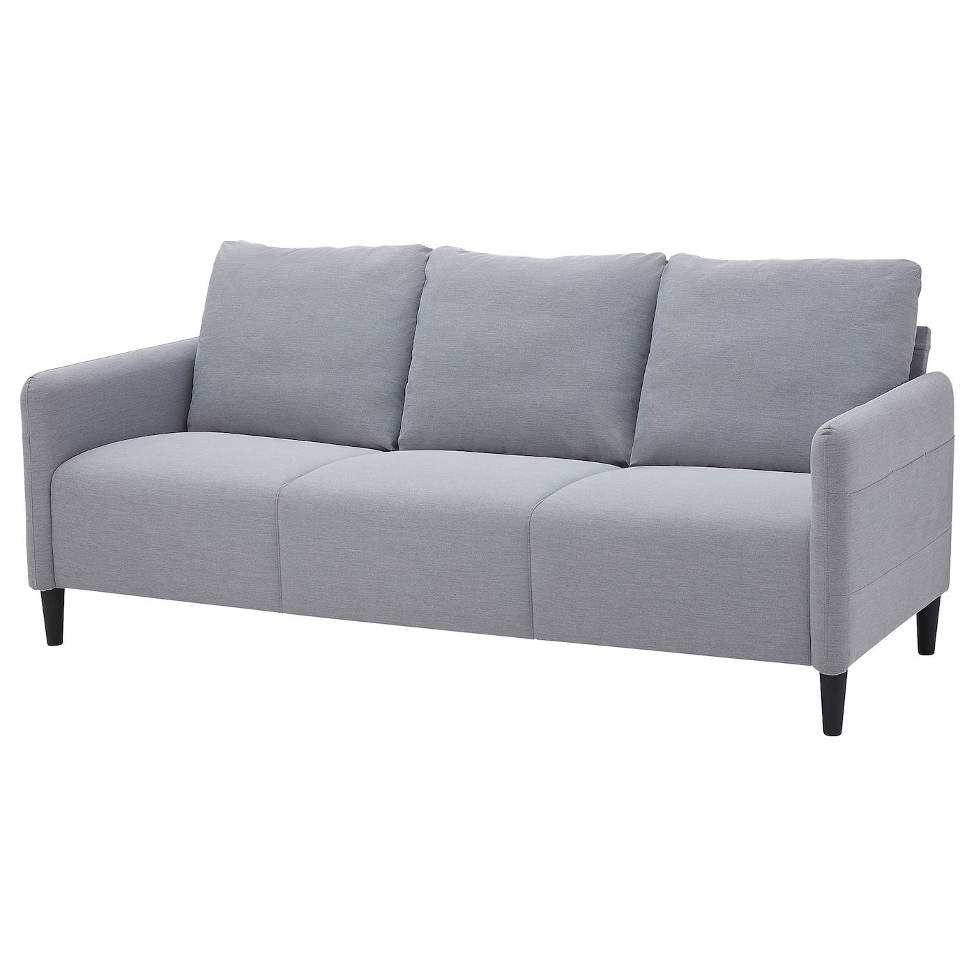 IKEA ANGERSBY sofa 3-osobowa, Knisa jasnoszary, Głębokość: 84 cm