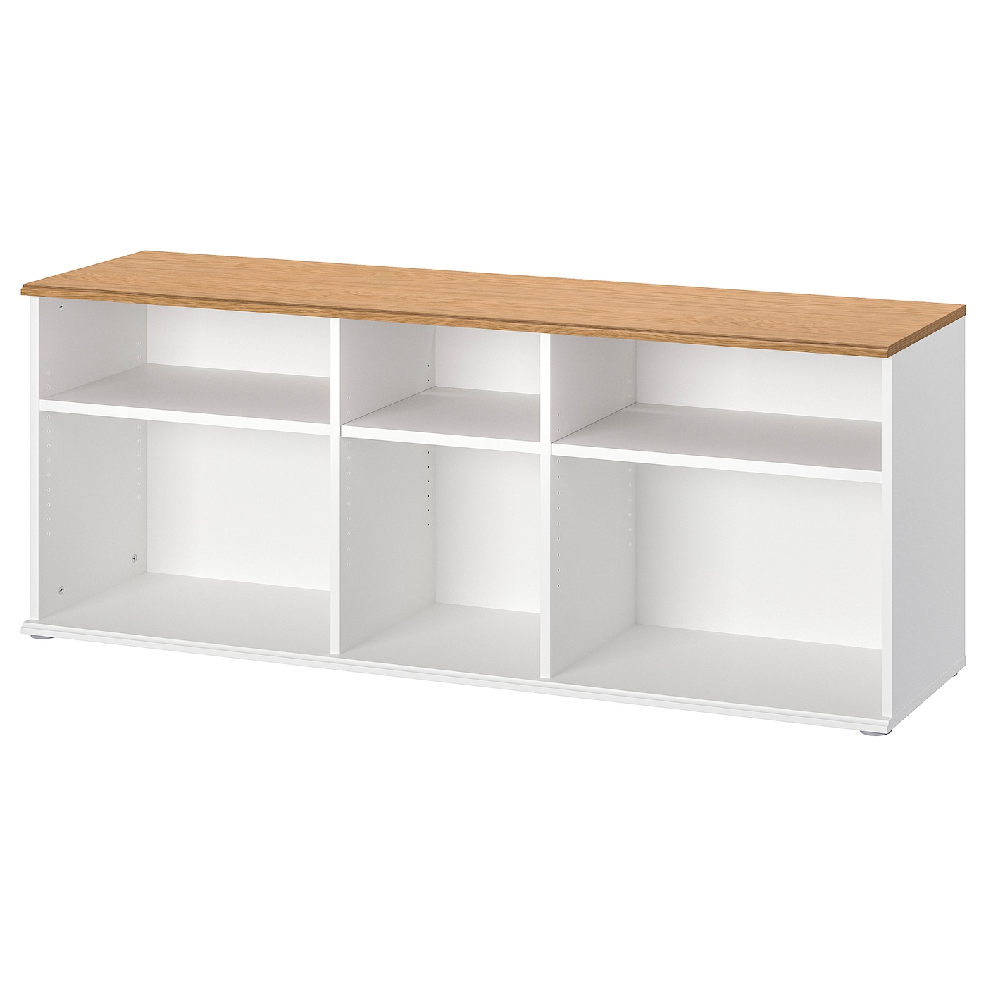 IKEA SKRUVBY szafka pod TV, biały, 156x38x60 cm