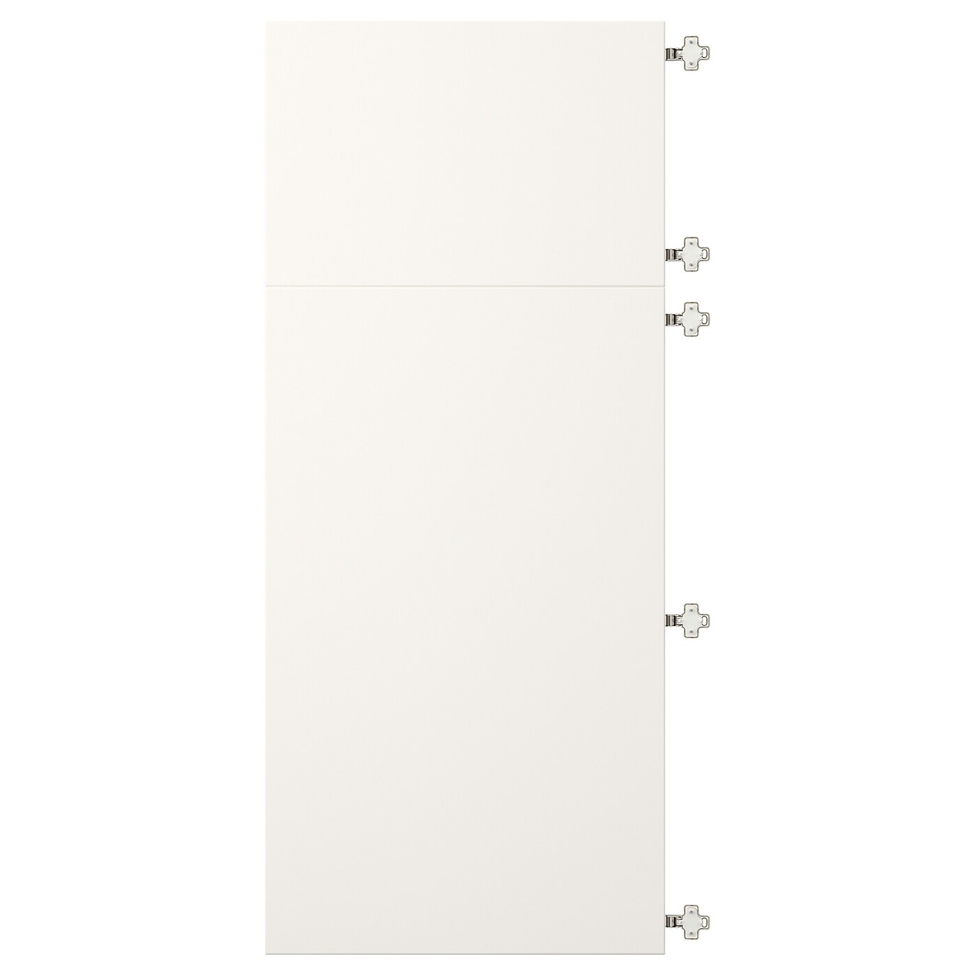 IKEA VEDDINGE drzwi łączone z zawiasami, biały, 60x140 cm