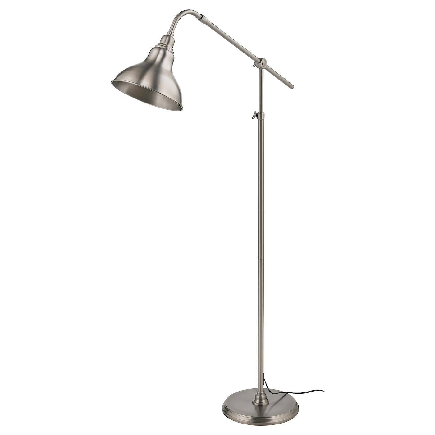 IKEA ANKARSPEL lampa podłogowa/do czytania, efekt cynołowiu, Średnica podstawy: 28 cm