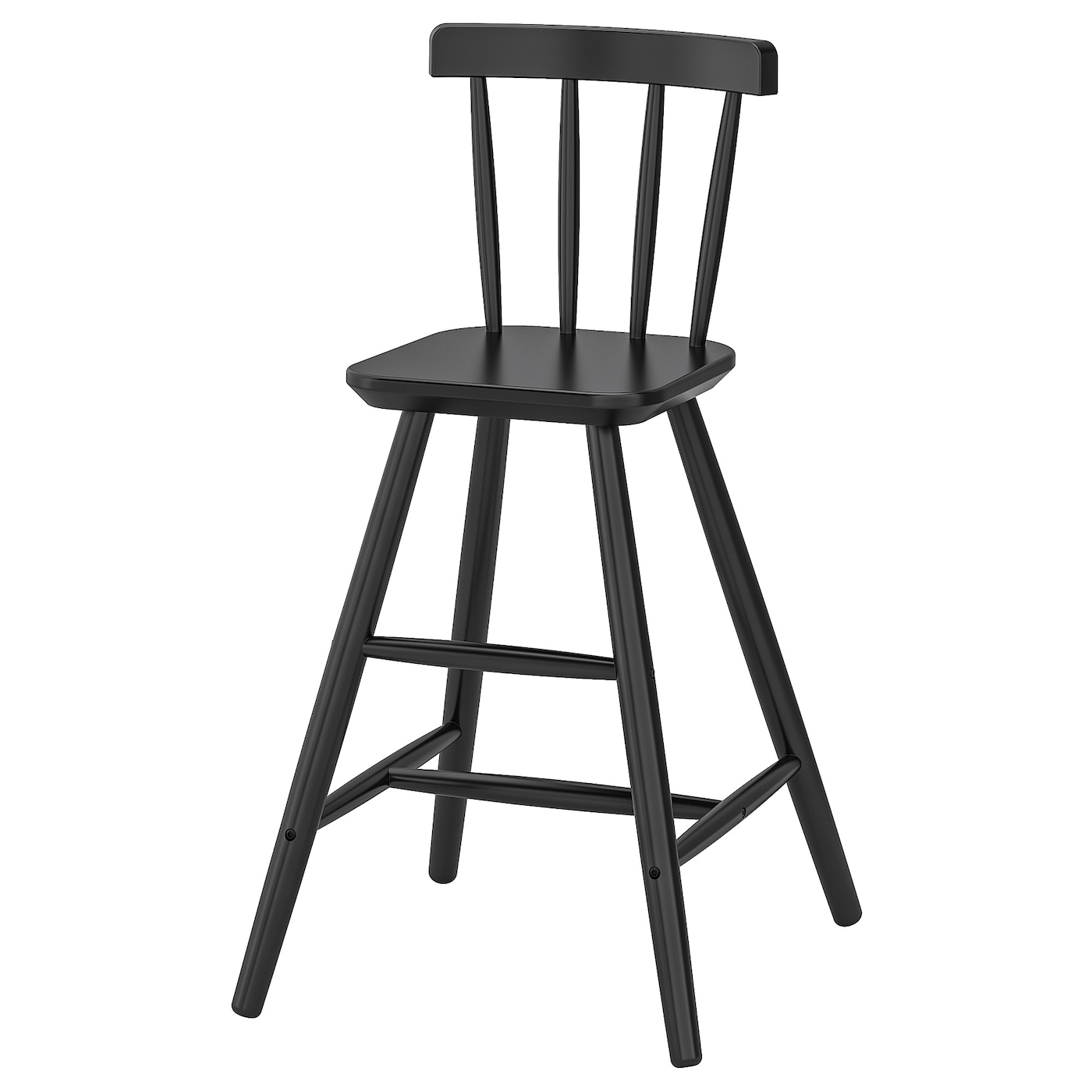 IKEA AGAM krzesło dziecięce, czarny, Szerokość: 41 cm