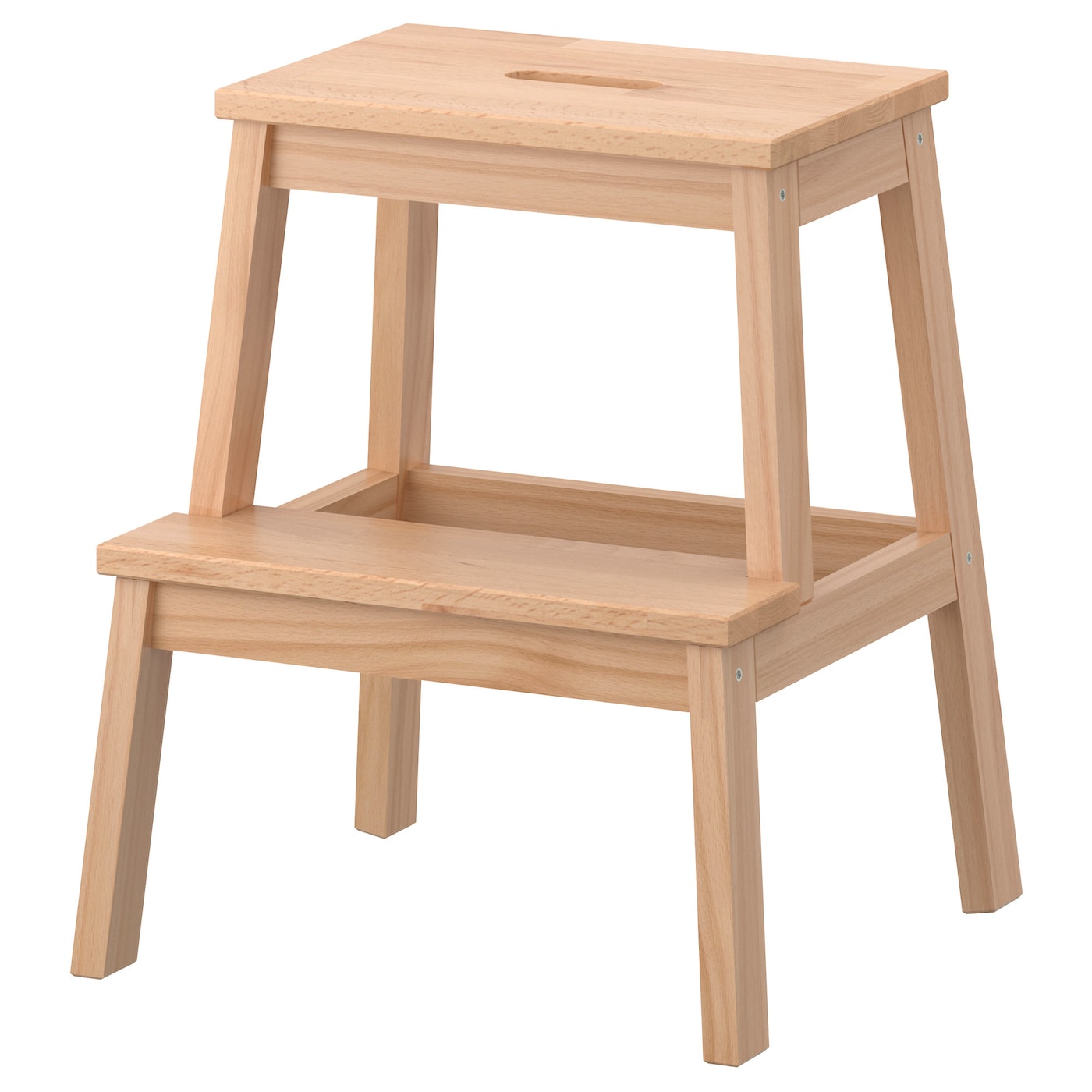 IKEA BEKVÄM taboret ze schodkiem, buk, 50 cm