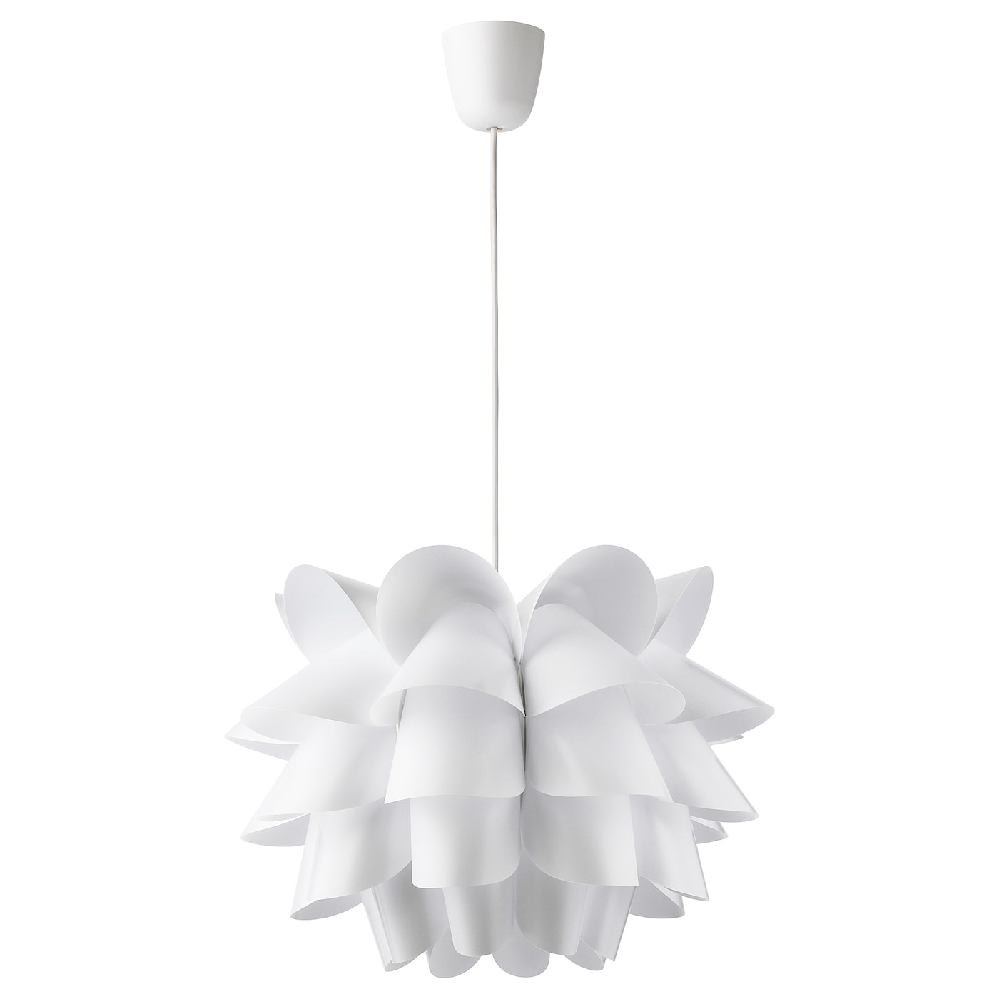 IKEA KNAPPA lampa wisząca, biały, 46 cm