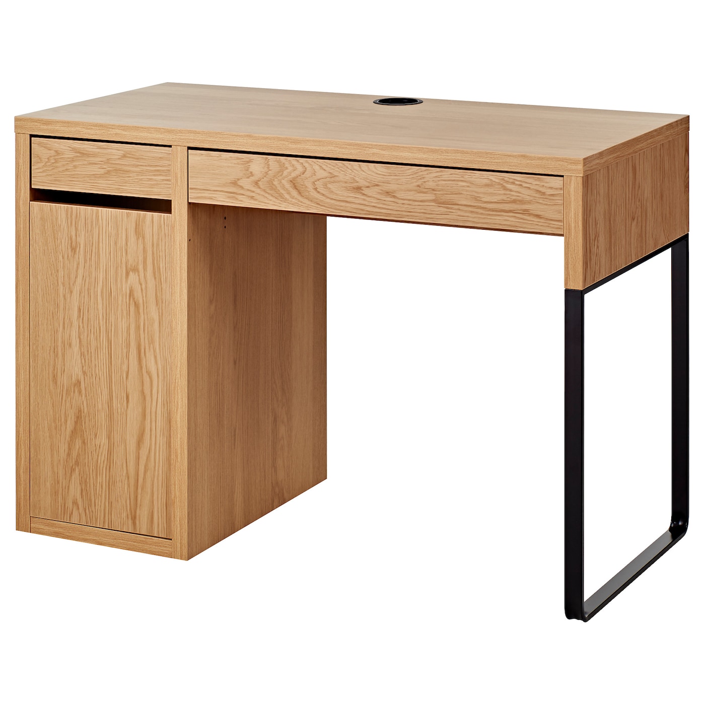 IKEA MICKE biurko, imit. dębu, 105x50 cm