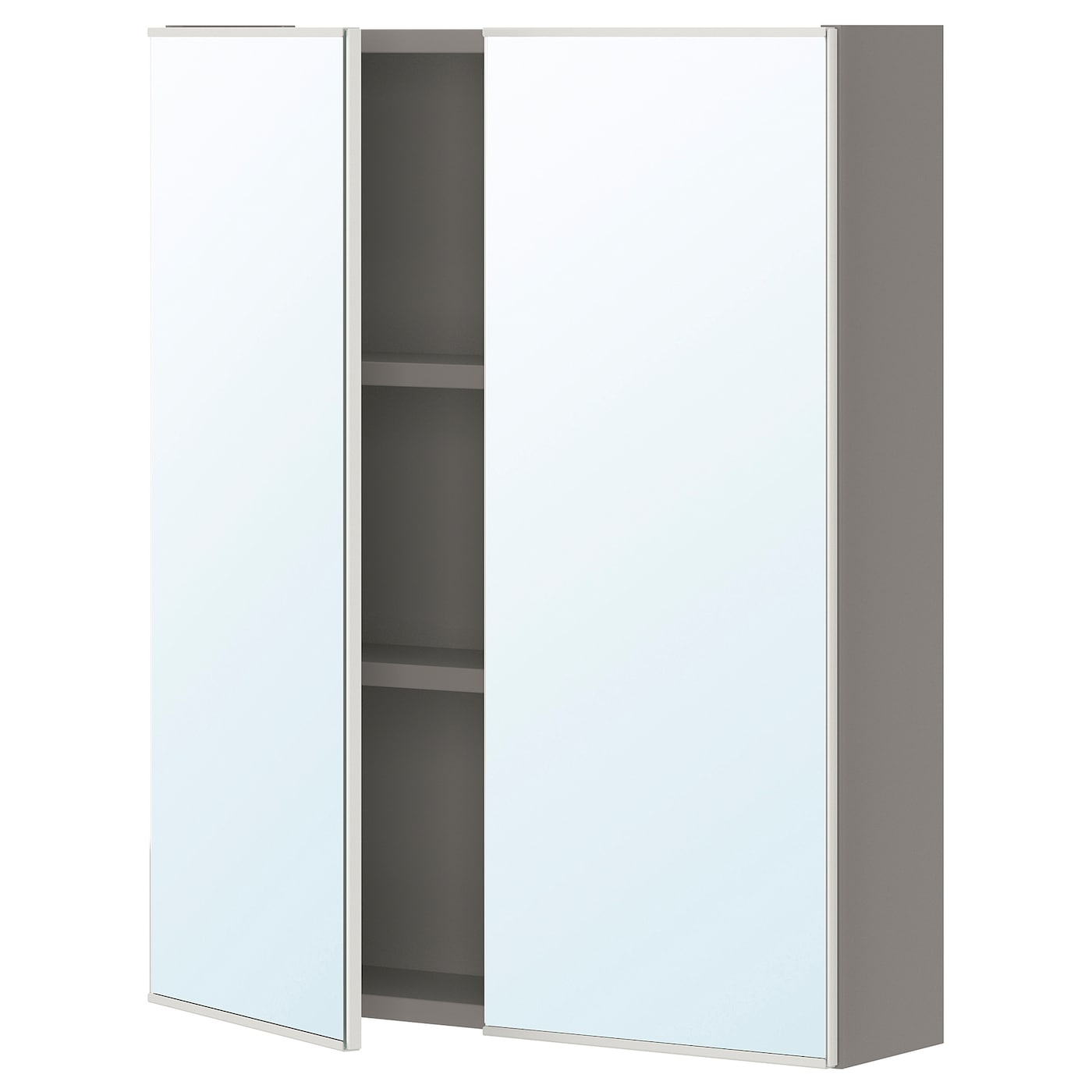 IKEA ENHET szafka z lustrem i drzwiami, szary, 60x17x75 cm