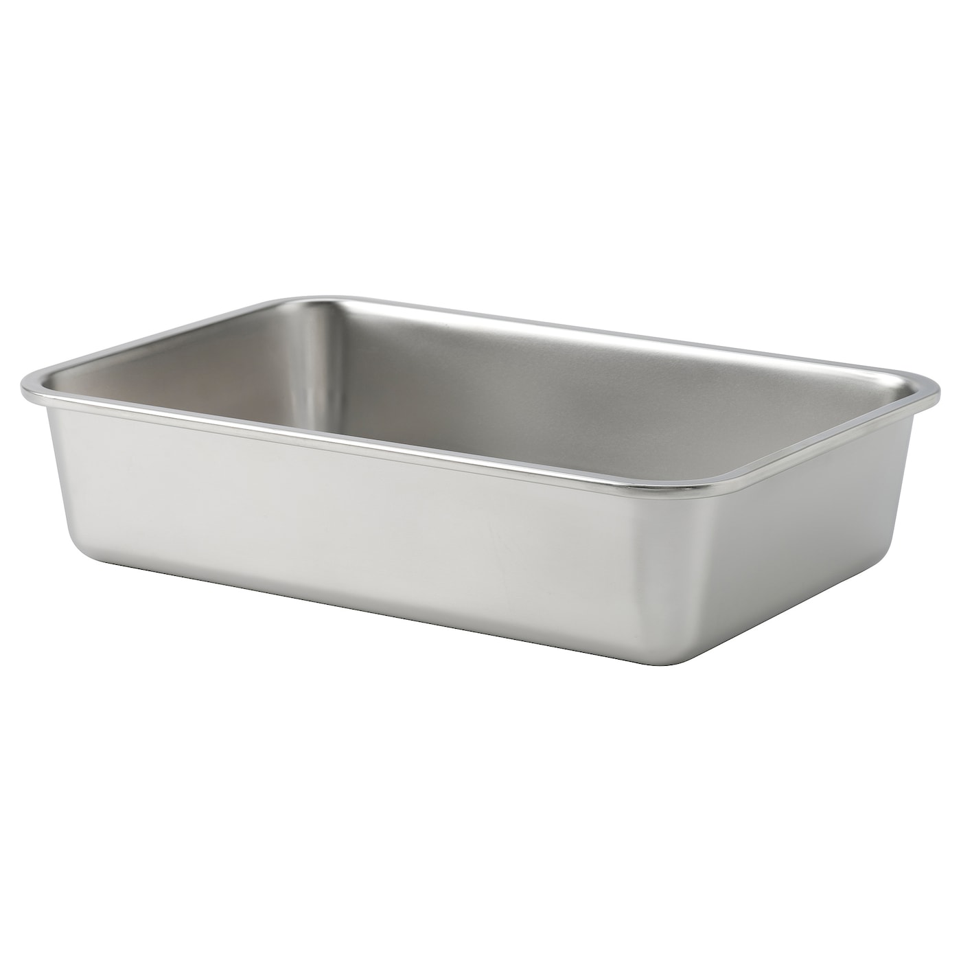 IKEA IKEA 365+ pojemnik na żywność, duży prostokąt/stal nierdz, 3 l