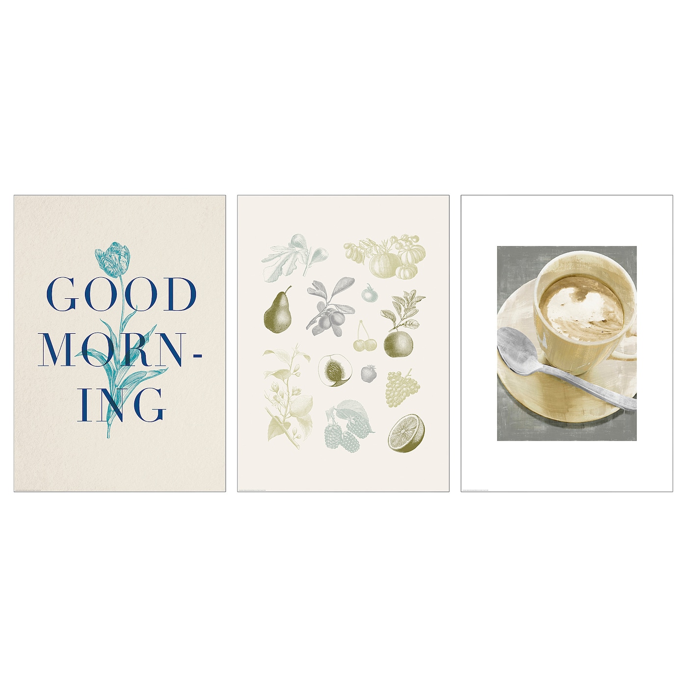 IKEA BILD Plakat, good morning, 50x70 cm