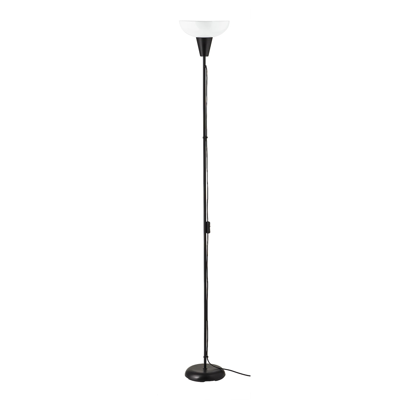 IKEA TÅGARP lampa podłogowa, czarny/biały, Maks.: 13 Wat