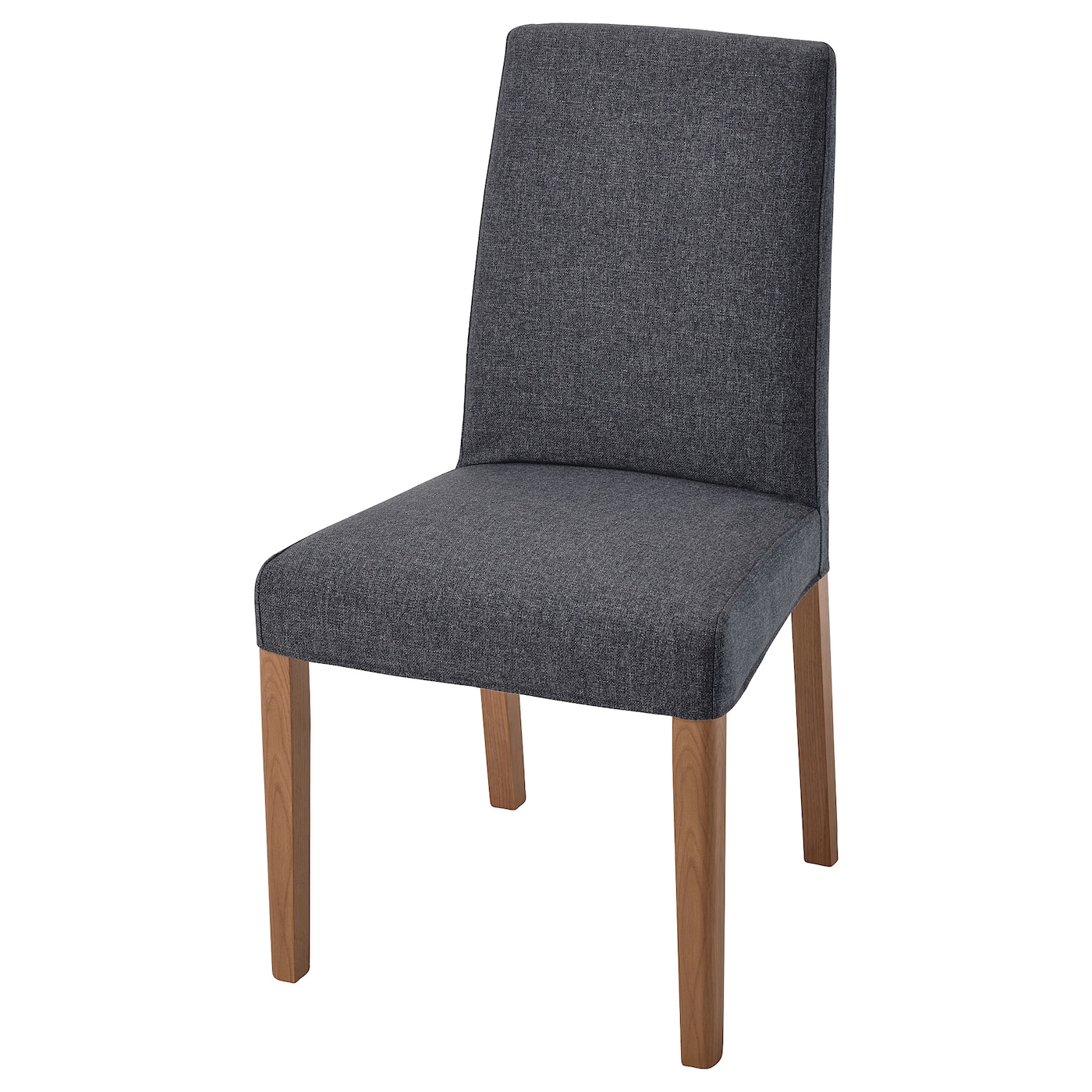 IKEA BERGMUND krzesło, imit. dębu/Gunnared średnioszary, Przetestowano dla: 110 kg