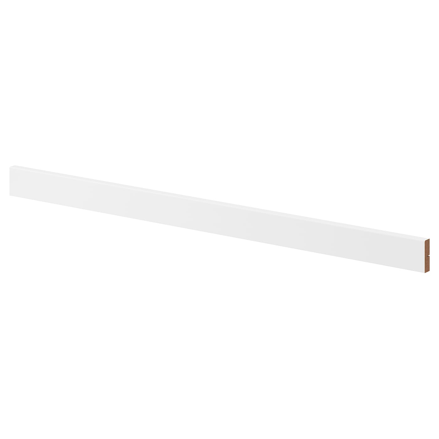 IKEA FÖRBÄTTRA listwa dekoracyjna zaokrąglona, matowy biały, 221 cm