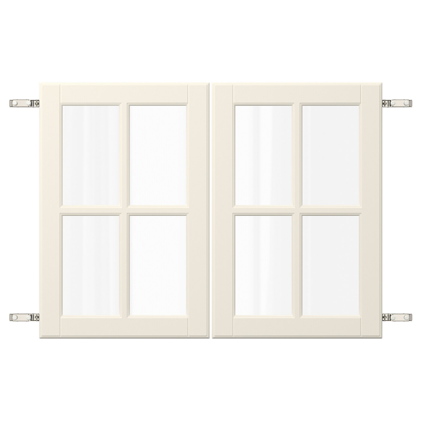 IKEA BODBYN para drzwi z zawiasammi, kremowy, 80x60 cm