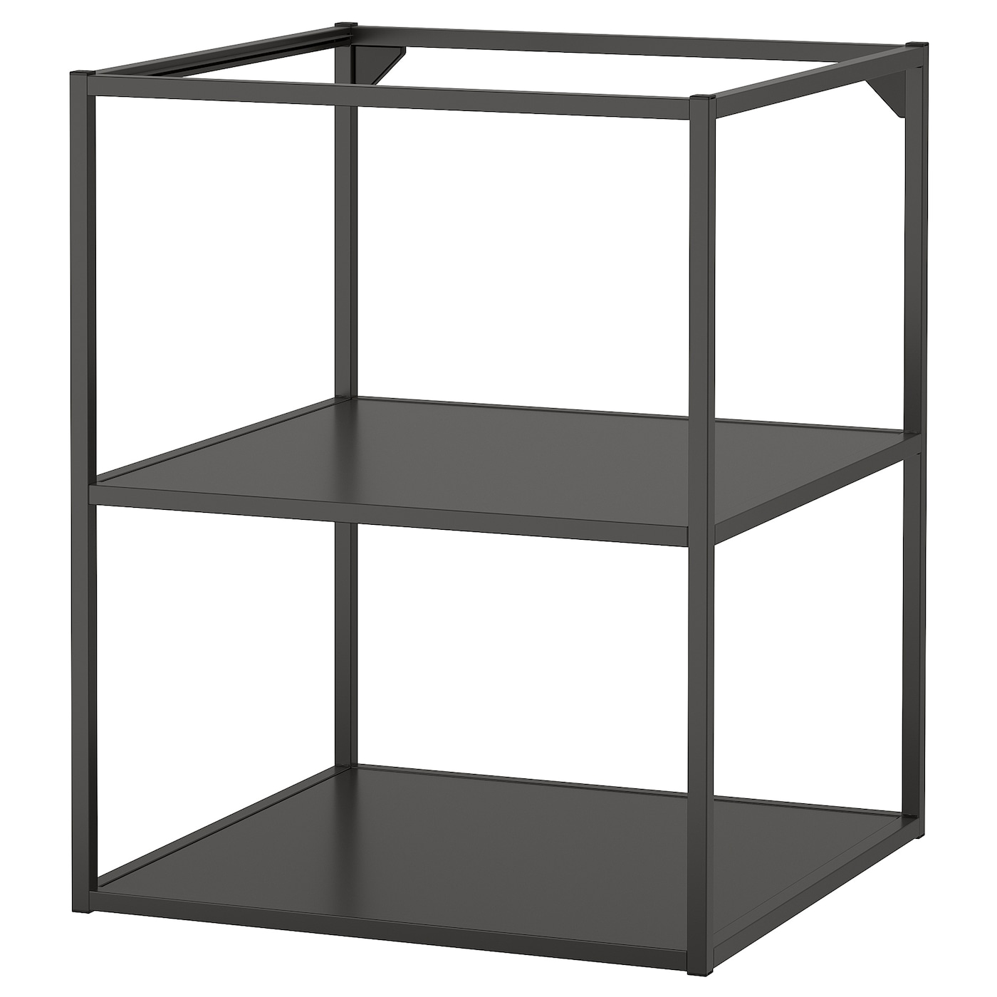 IKEA ENHET szafka stojąca z półkami, antracyt, 60x60x75 cm