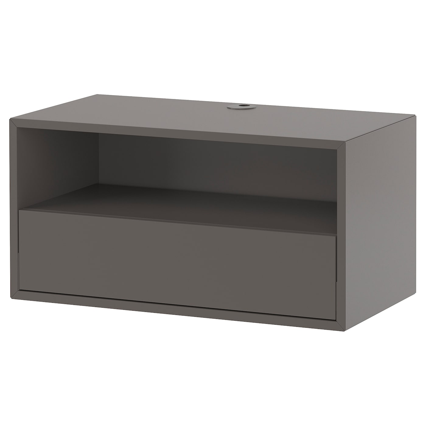 IKEA EKET Półka na media, ciemnoszary, 70x35x35 cm