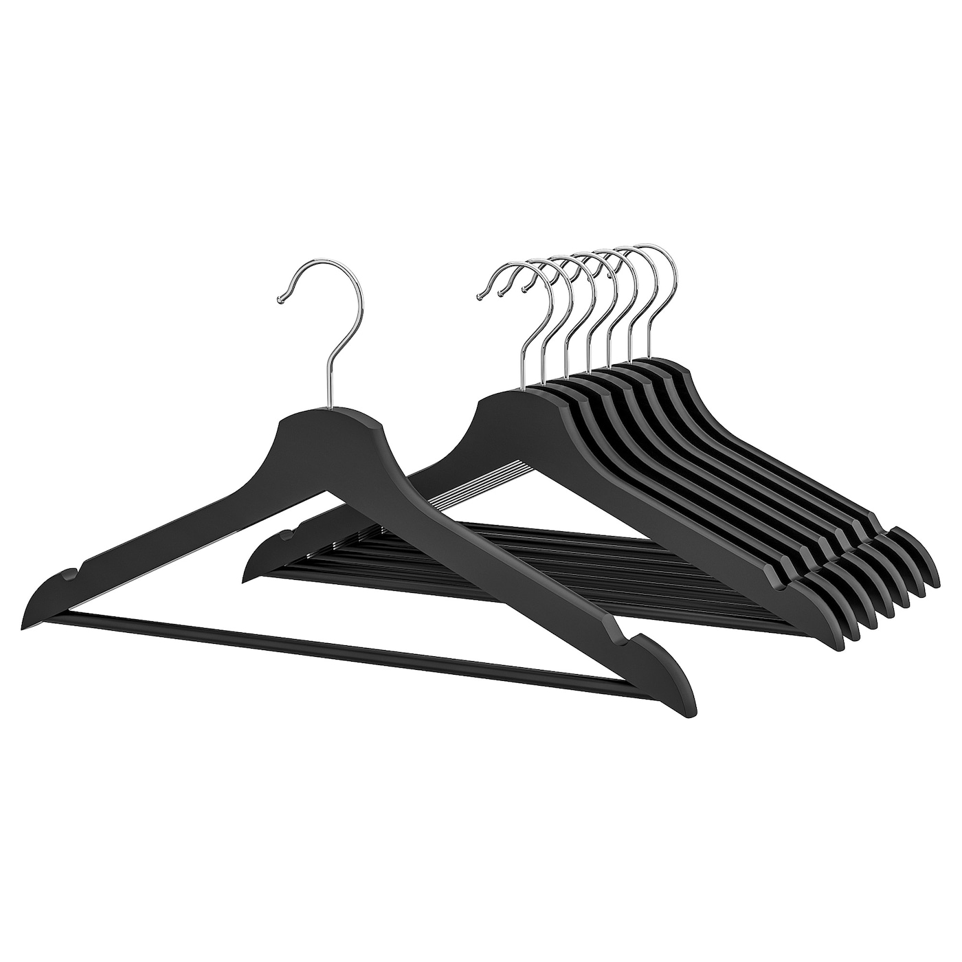 IKEA BUMERANG wieszak, czarny, Szerokość: 43 cm