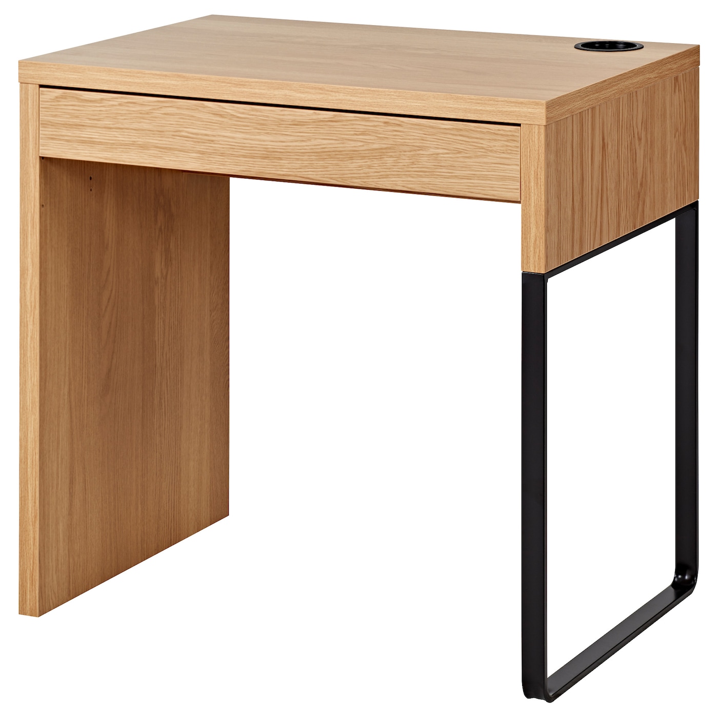 IKEA MICKE biurko, imit. dębu, 73x50 cm