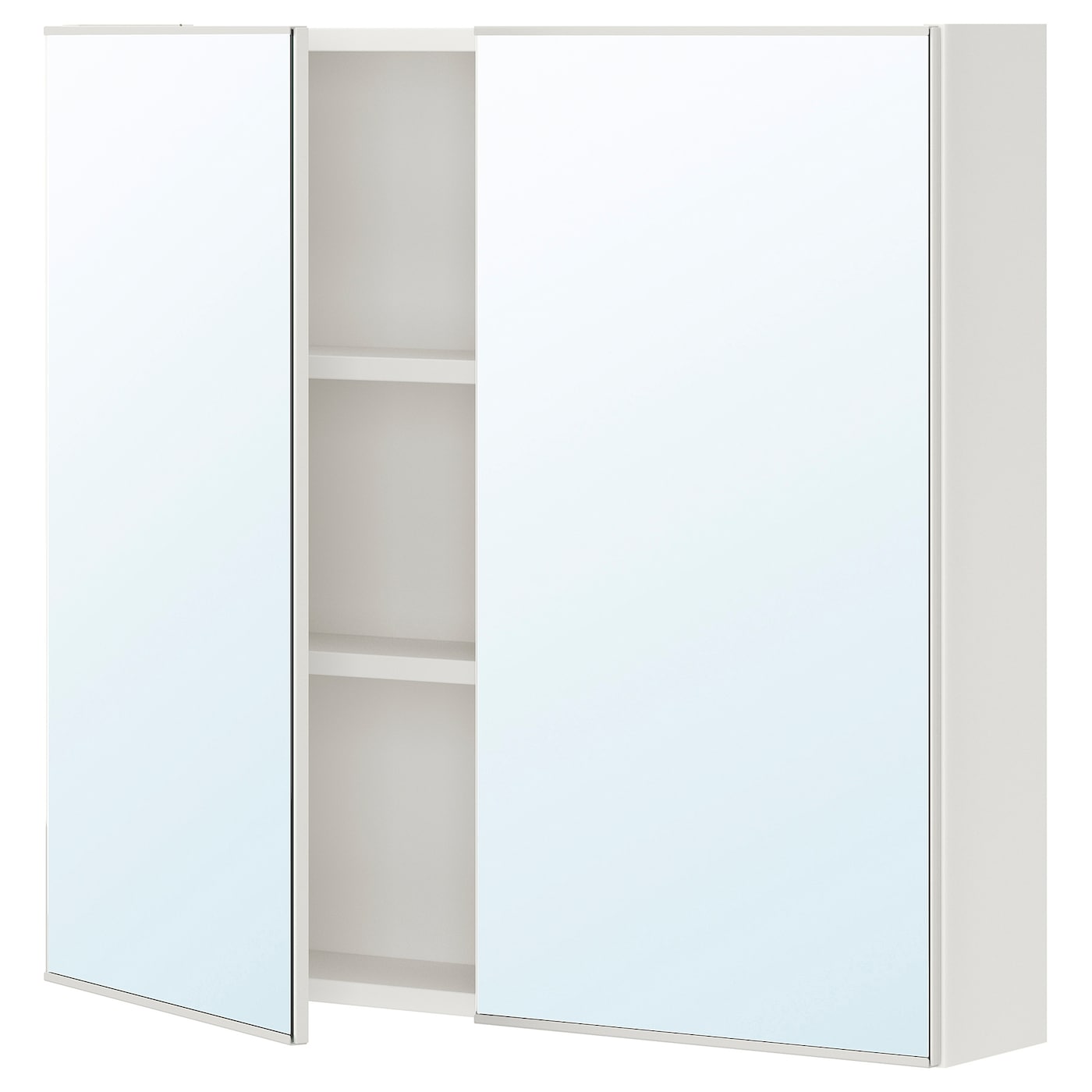 IKEA ENHET szafka z lustrem i drzwiami, biały, 80x17x75 cm